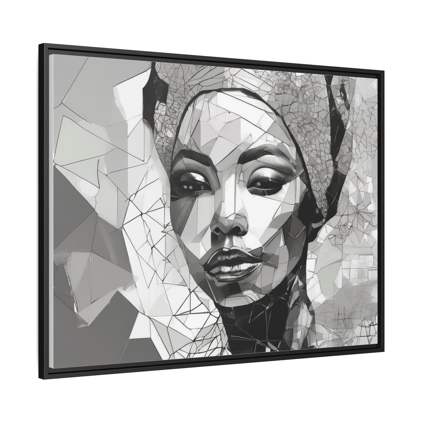 Fractured Grace: Portrait in Prism