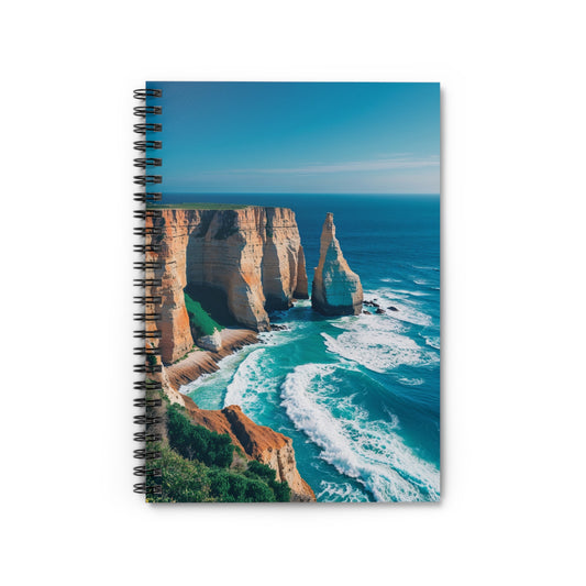 Ocean View Spiral Notebook - Ruled Lines for Dreamy Journaling
