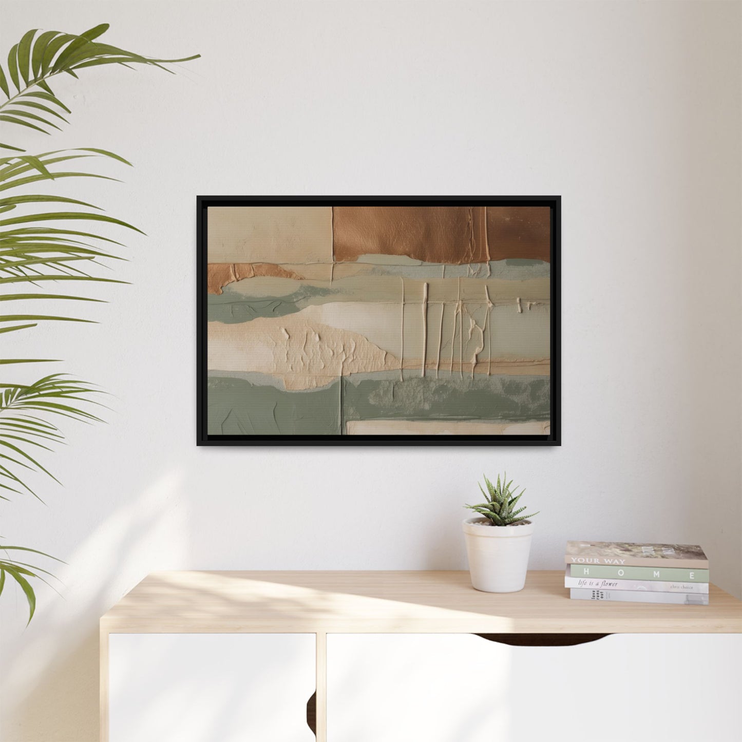 Matte Canvas, Framed (Multi-color)