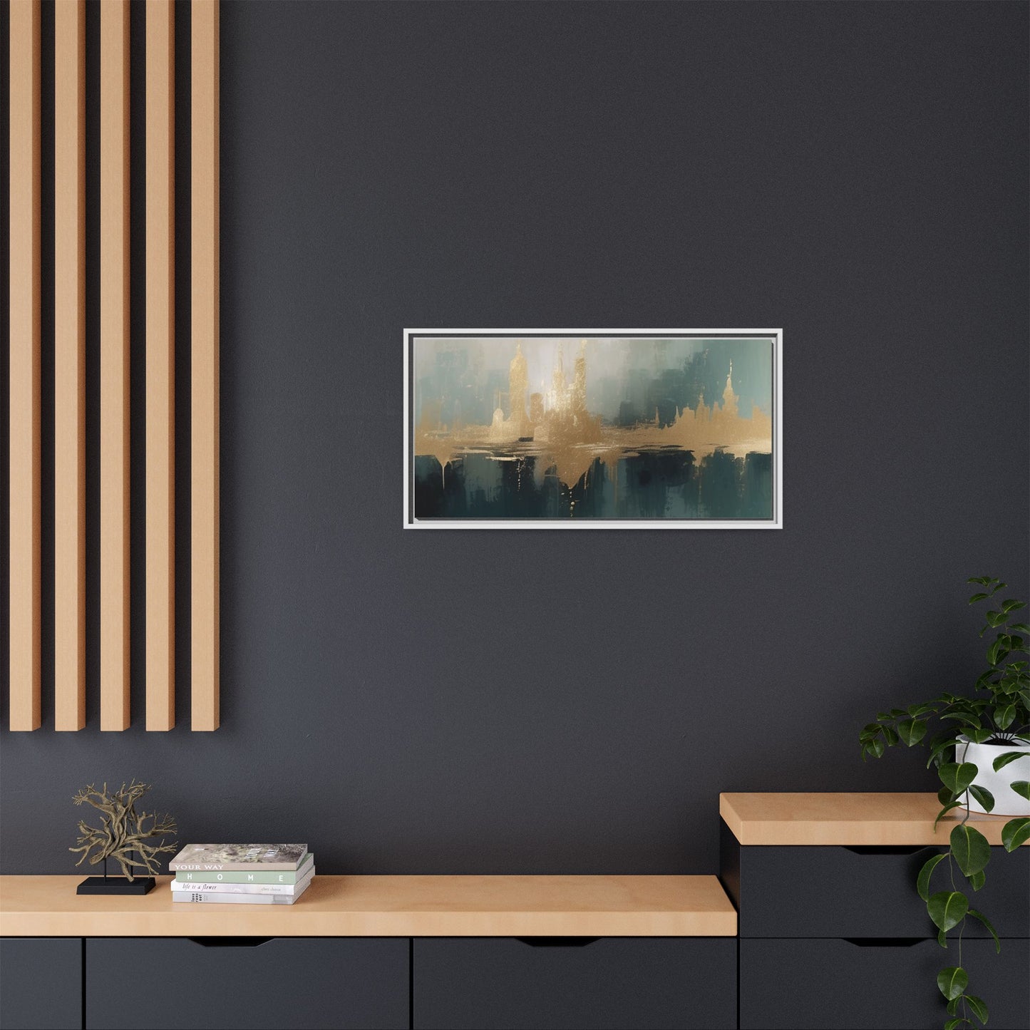 Matte Canvas, Framed (Multi-color)