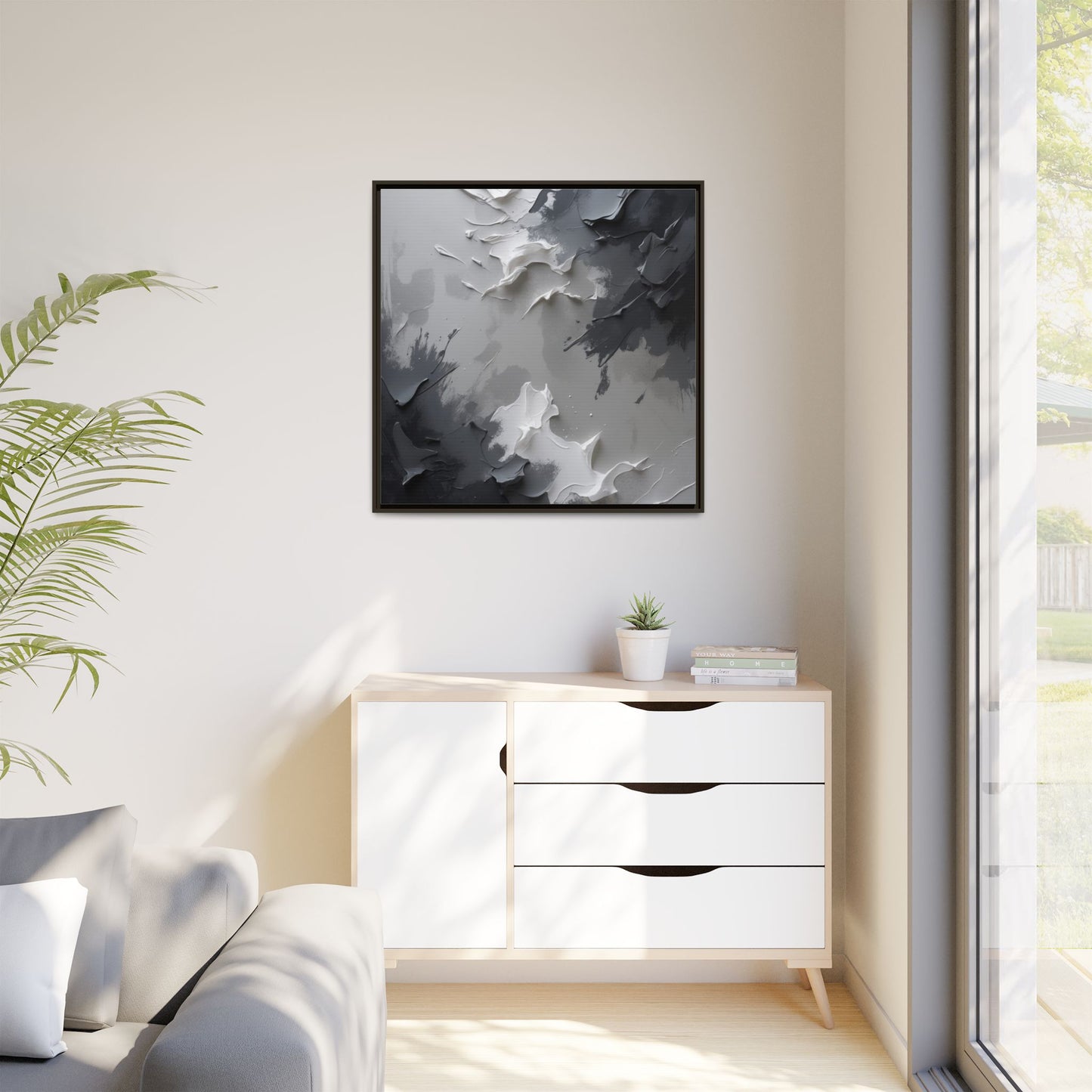 Matte Canvas, Framed (Multi-color)
