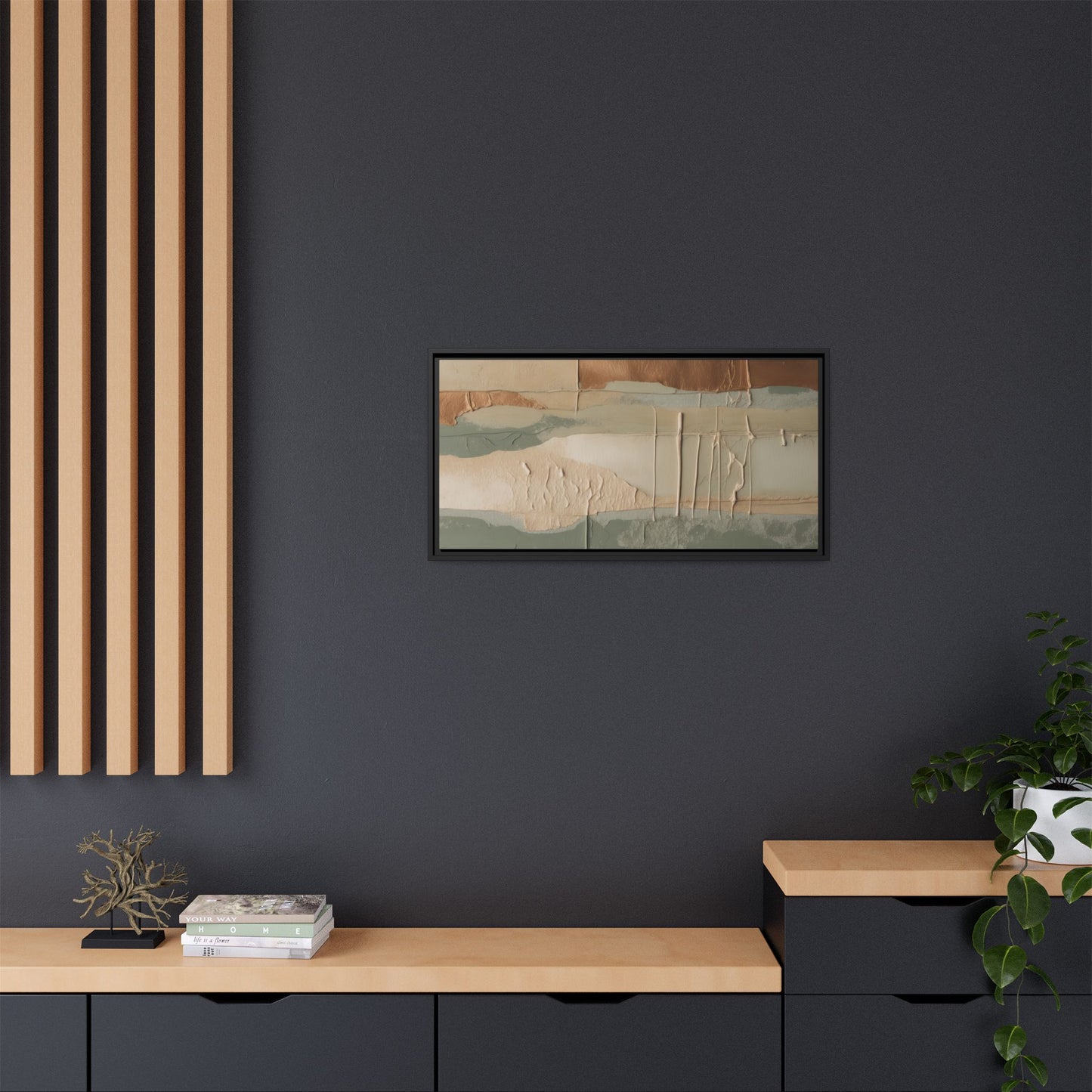 Matte Canvas, Framed (Multi-color)