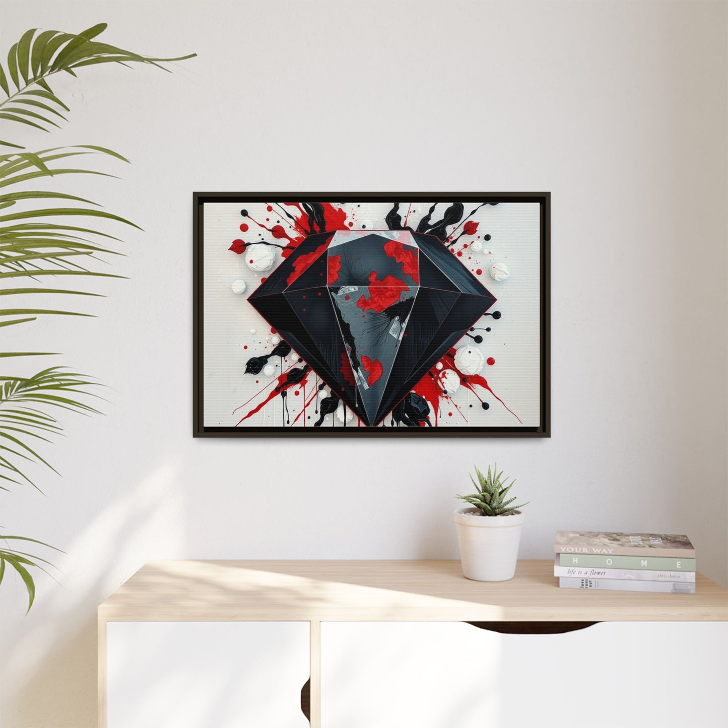 Matte Canvas, Framed (Multi-color)
