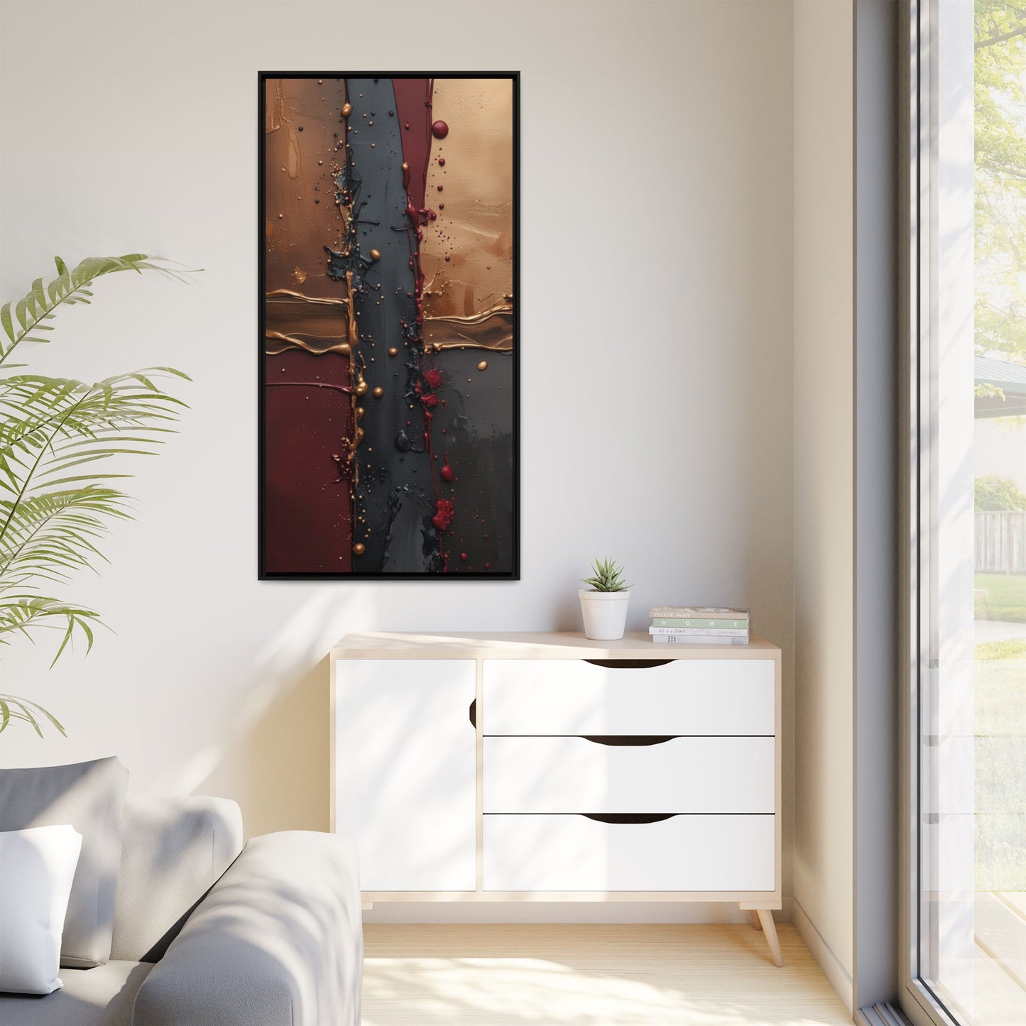 Matte Canvas, Framed (Multi-color)