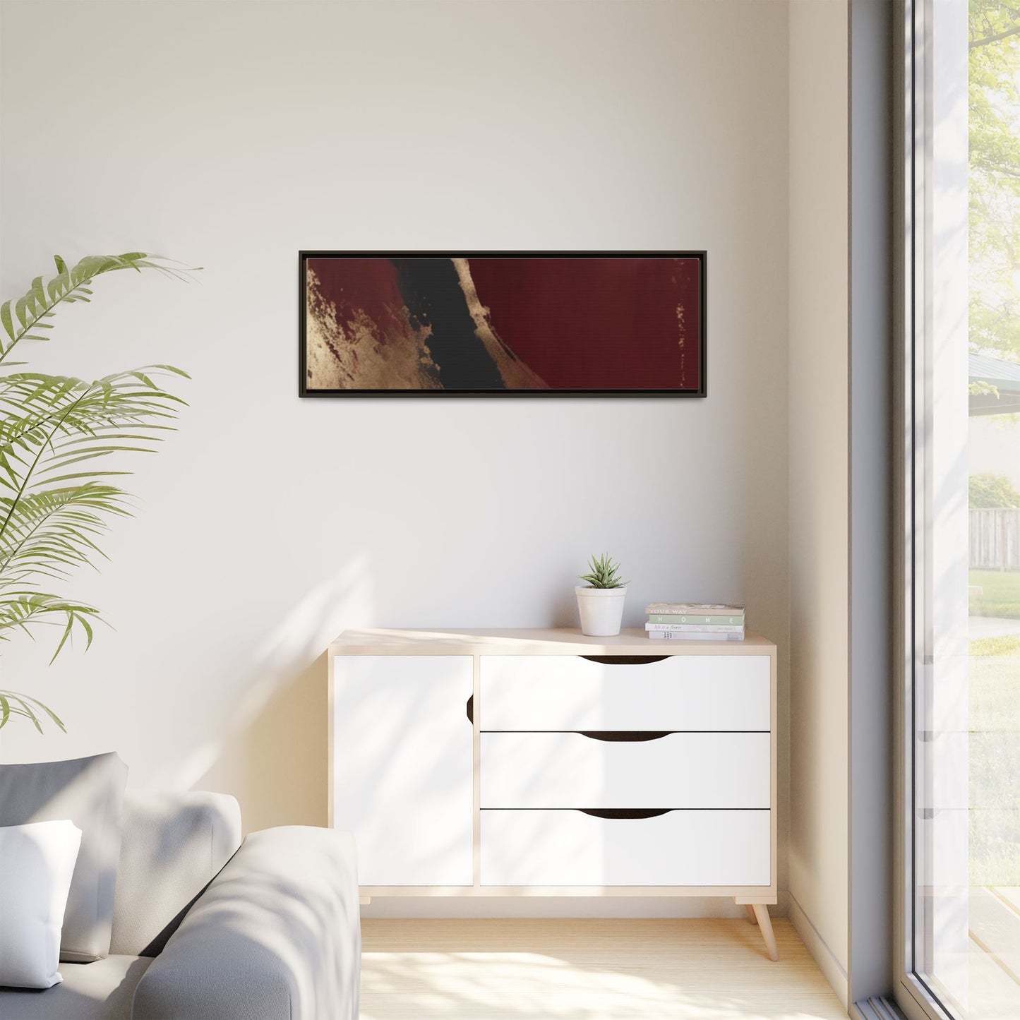 Matte Canvas, Framed (Multi-color)
