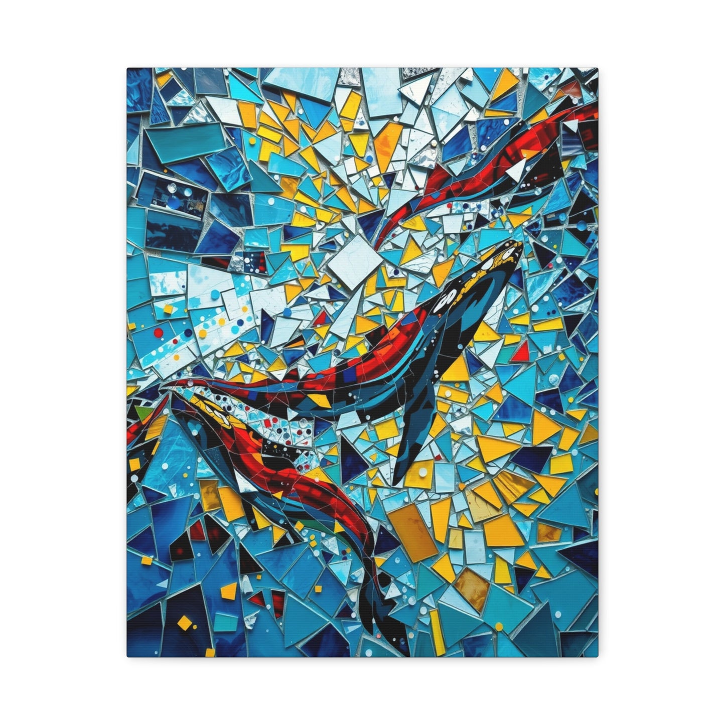 Tides of Glass: The Dance of Koi