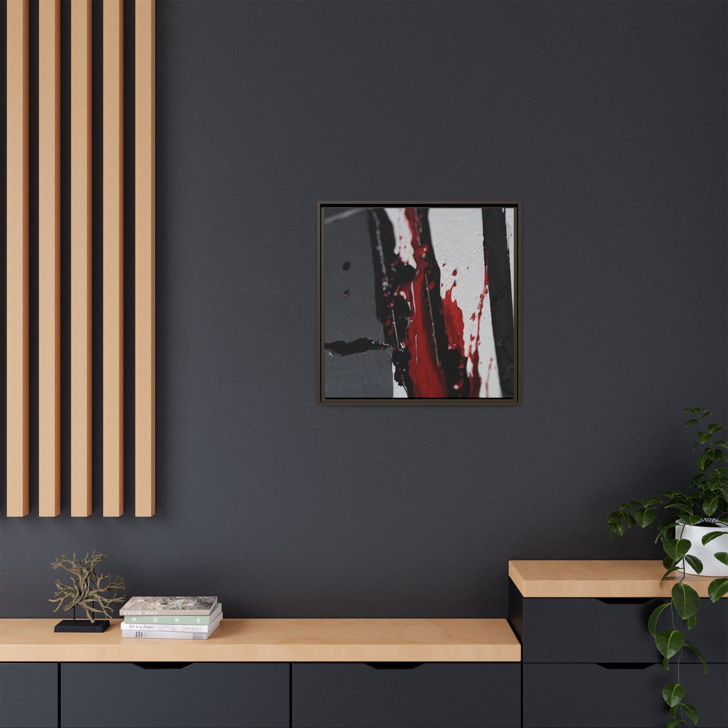 Matte Canvas, Framed (Multi-color)