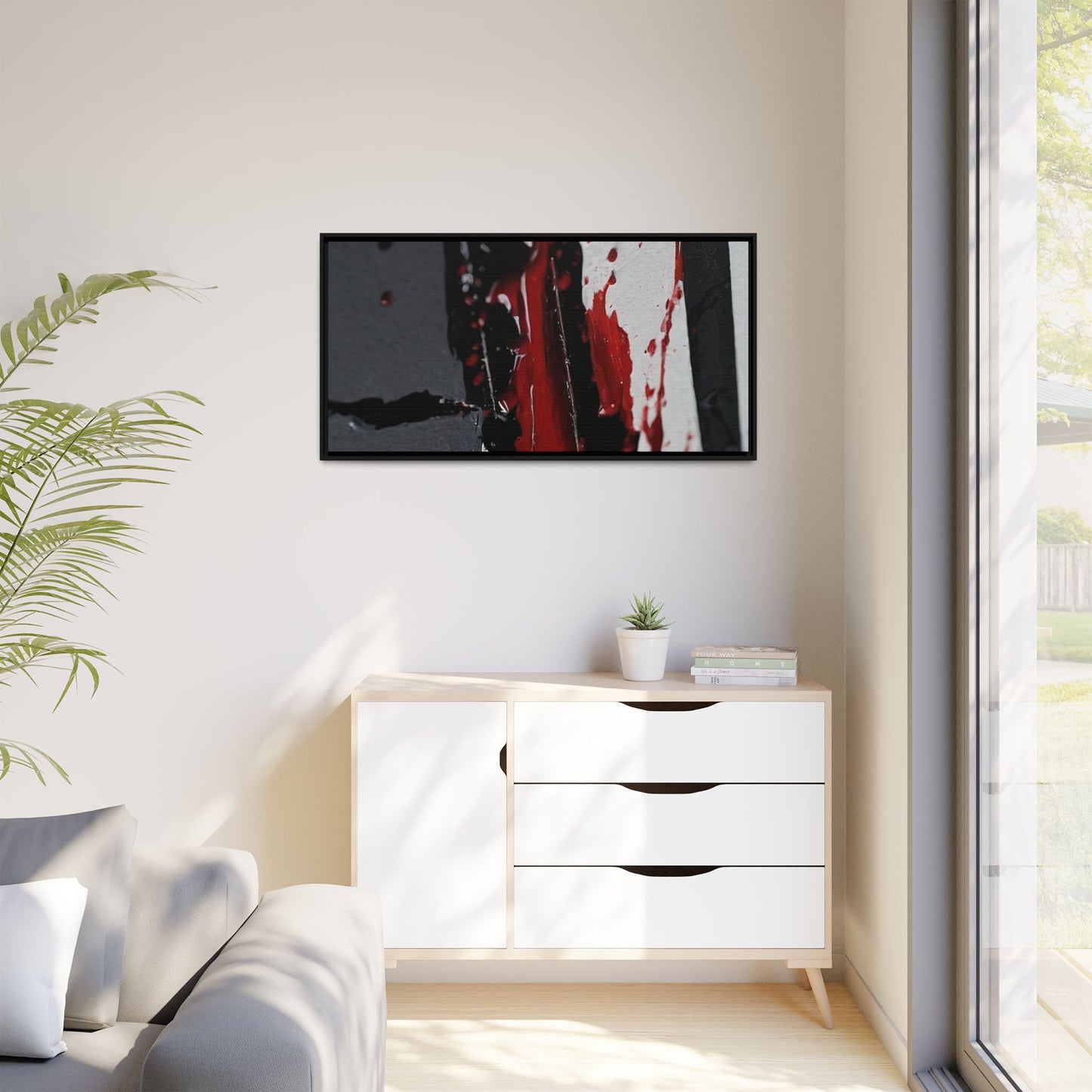 Matte Canvas, Framed (Multi-color)