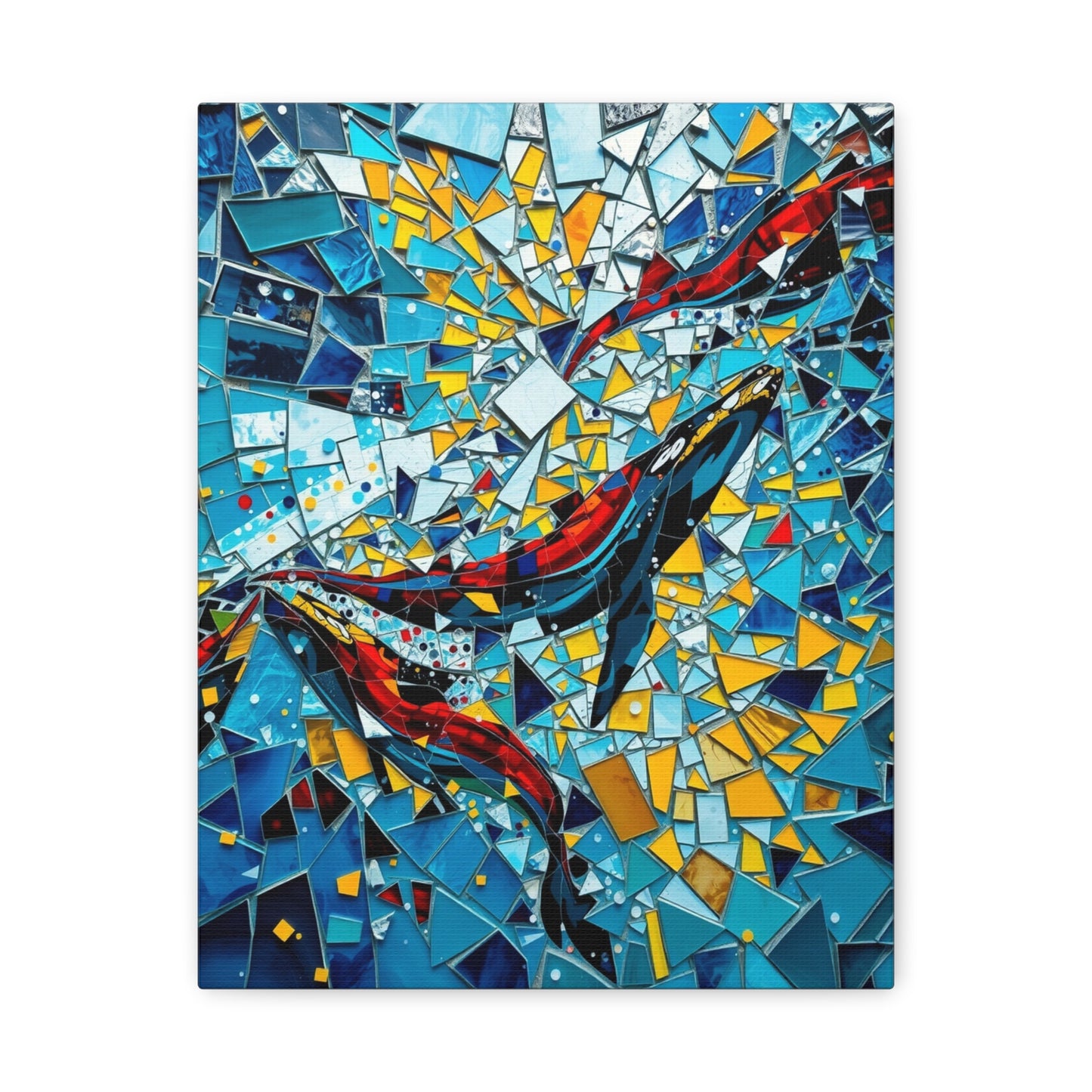 Tides of Glass: The Dance of Koi