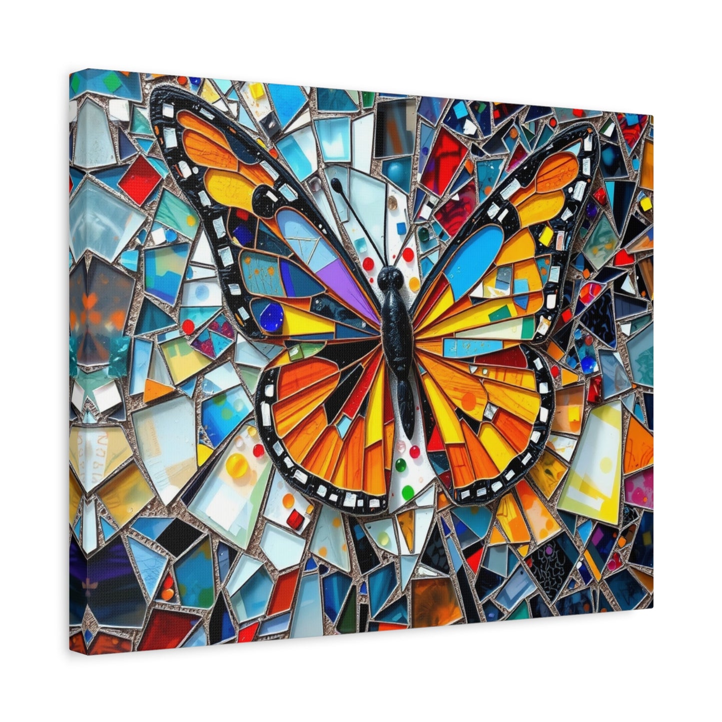 Wings of Renewal: Mosaic Butterfly Dream