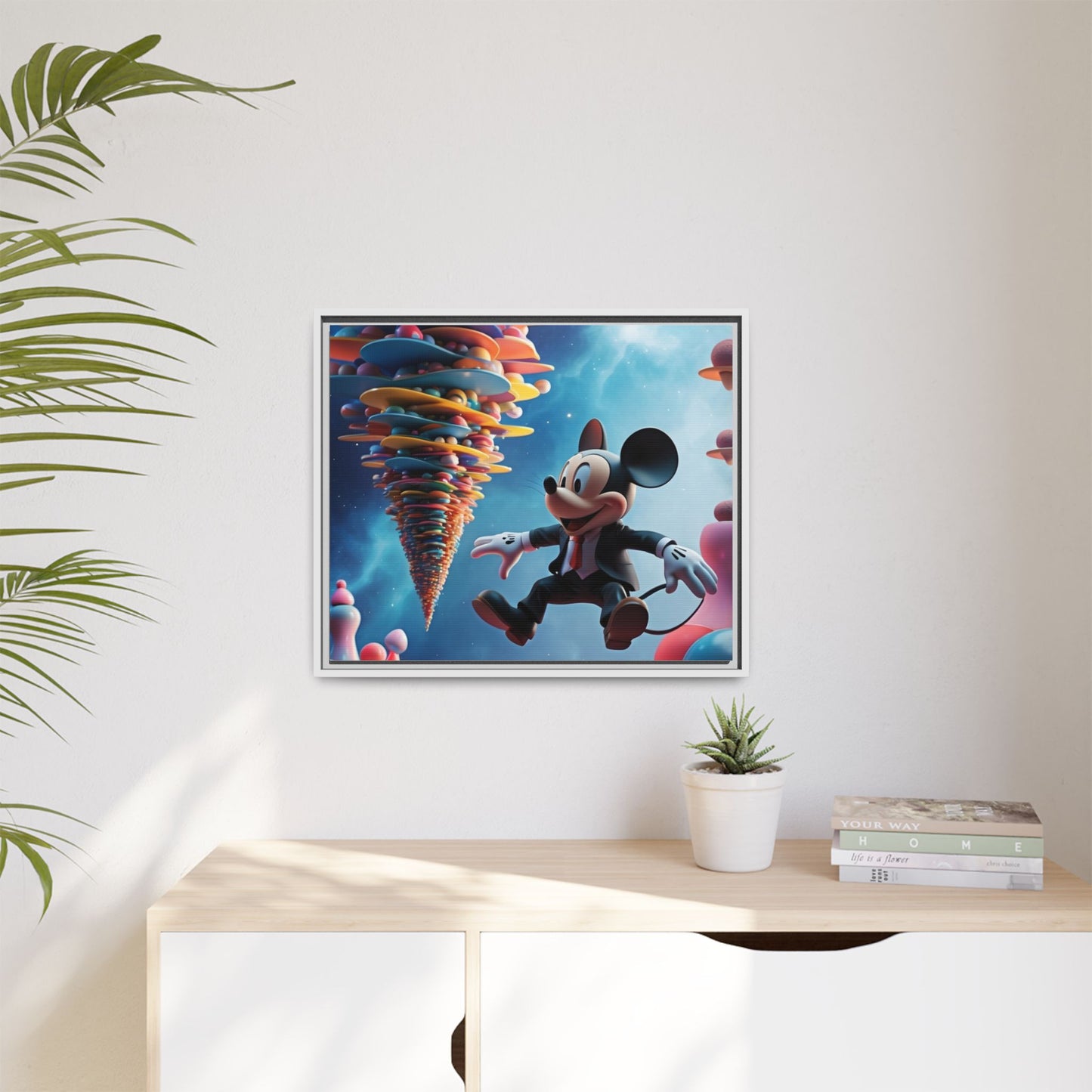 Matte Canvas, Framed (Multi-color)