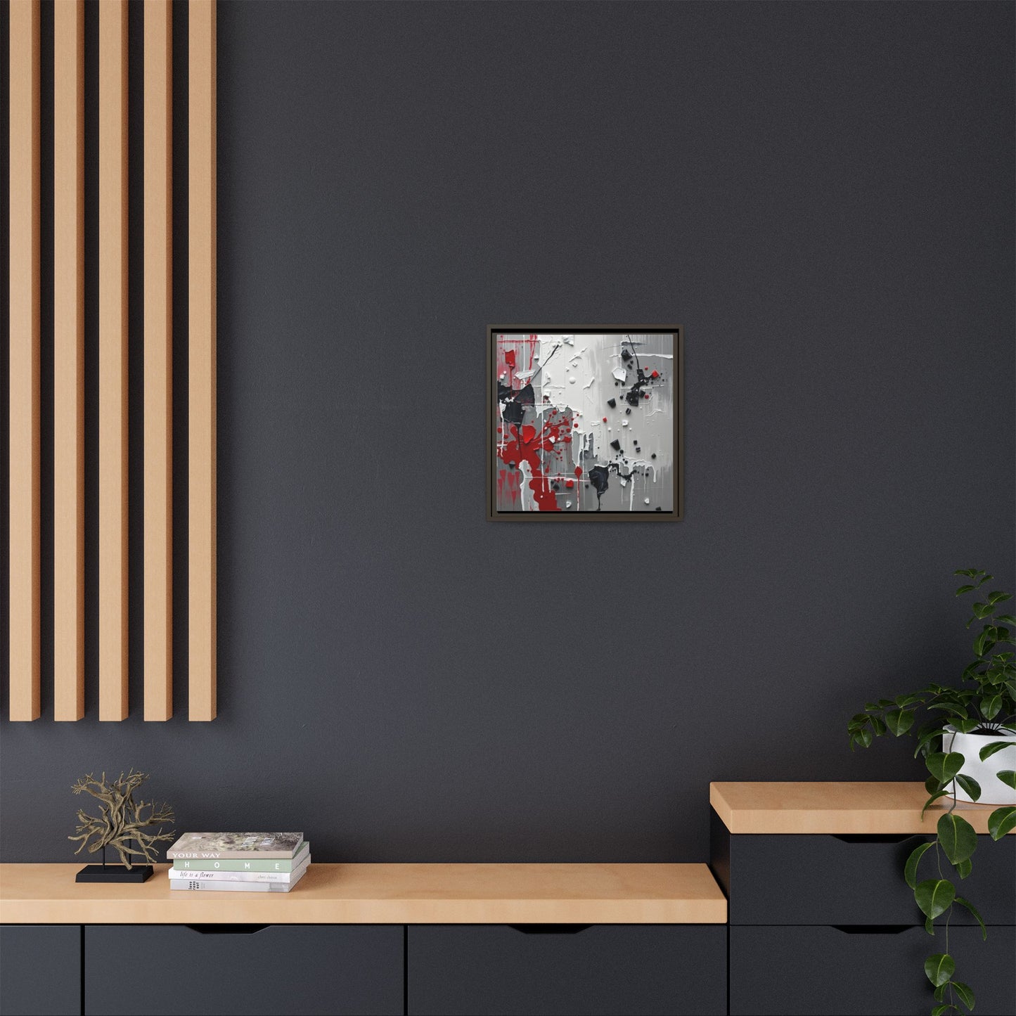 Matte Canvas, Framed (Multi-color)