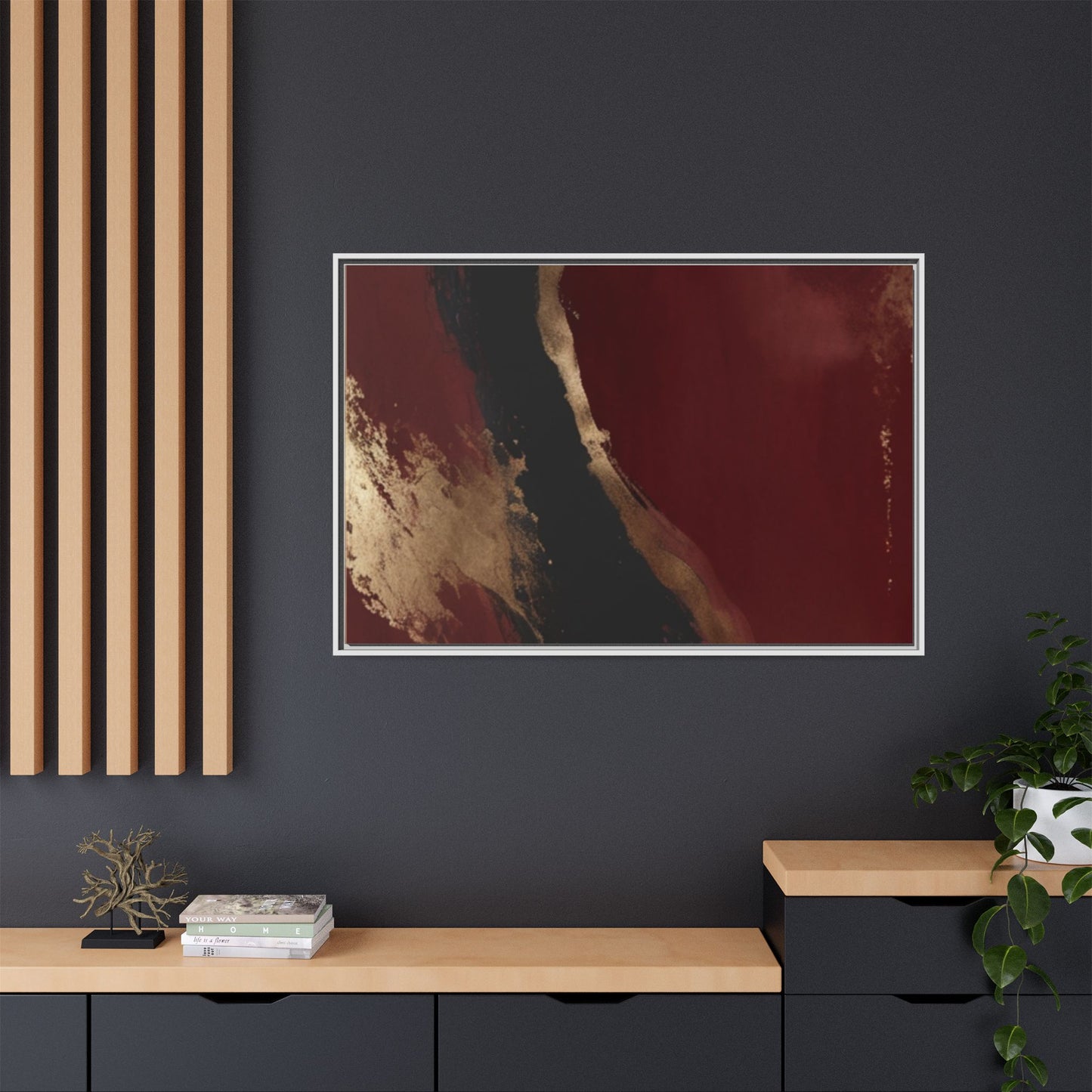 Matte Canvas, Framed (Multi-color)