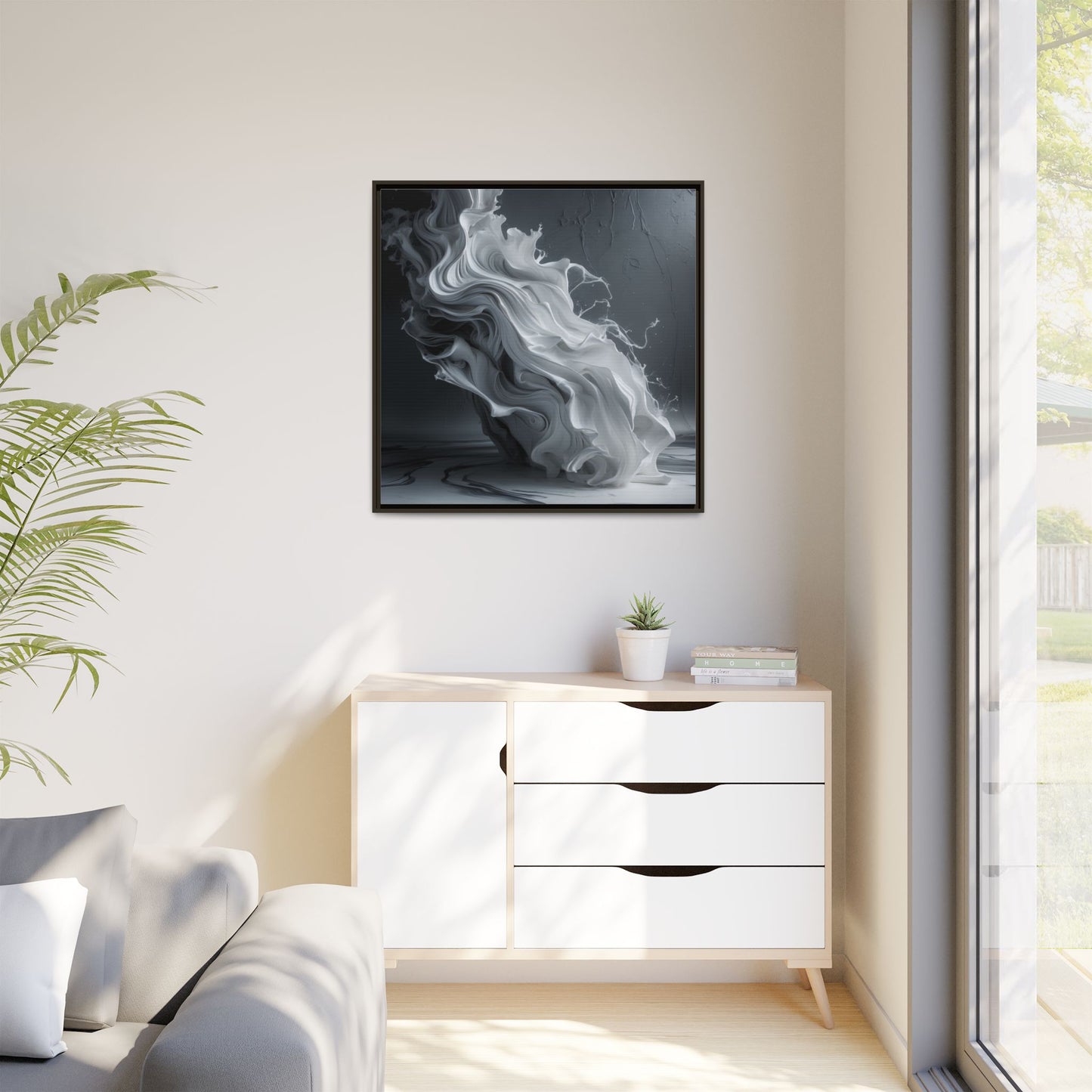 Matte Canvas, Framed (Multi-color)