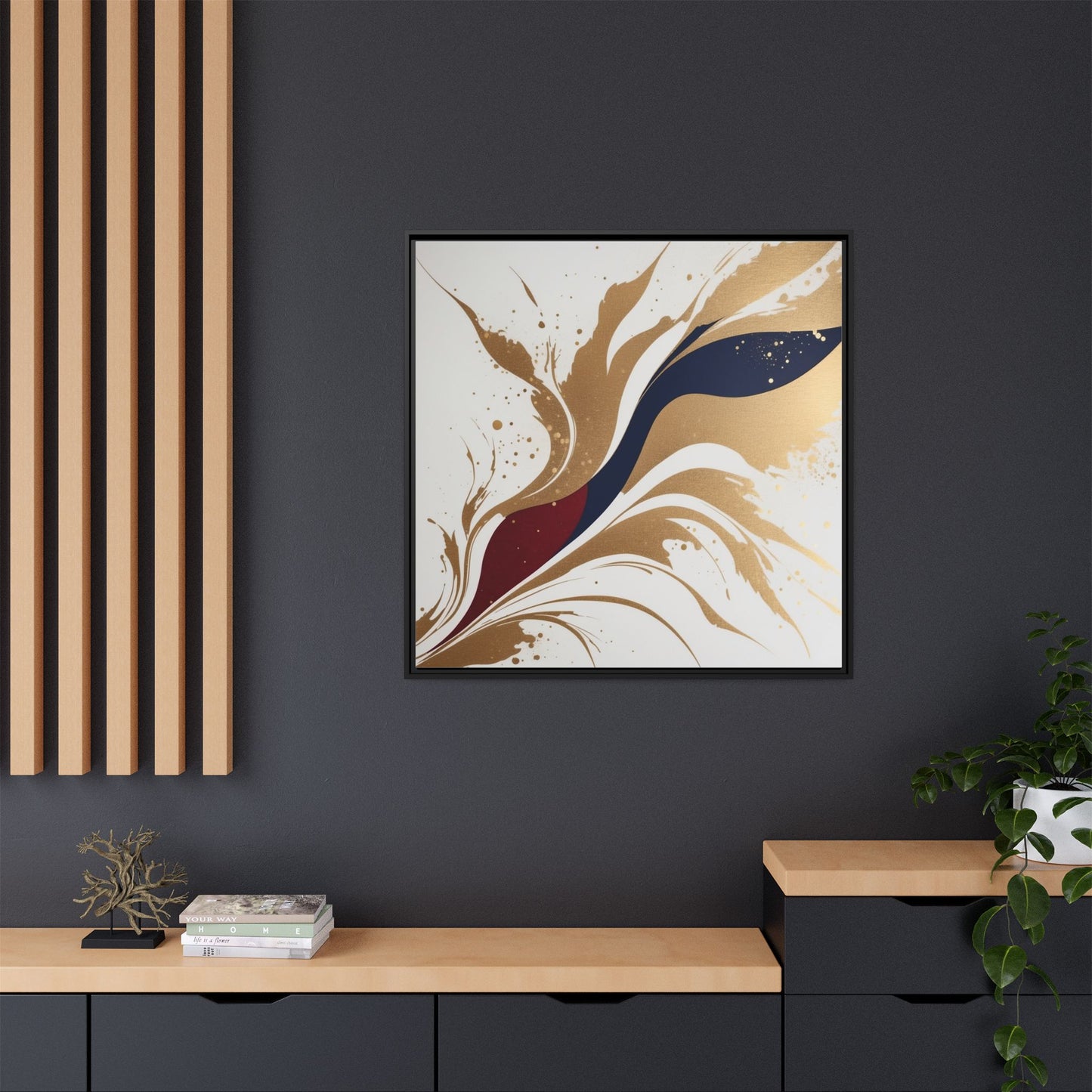 Matte Canvas, Framed (Multi-color)