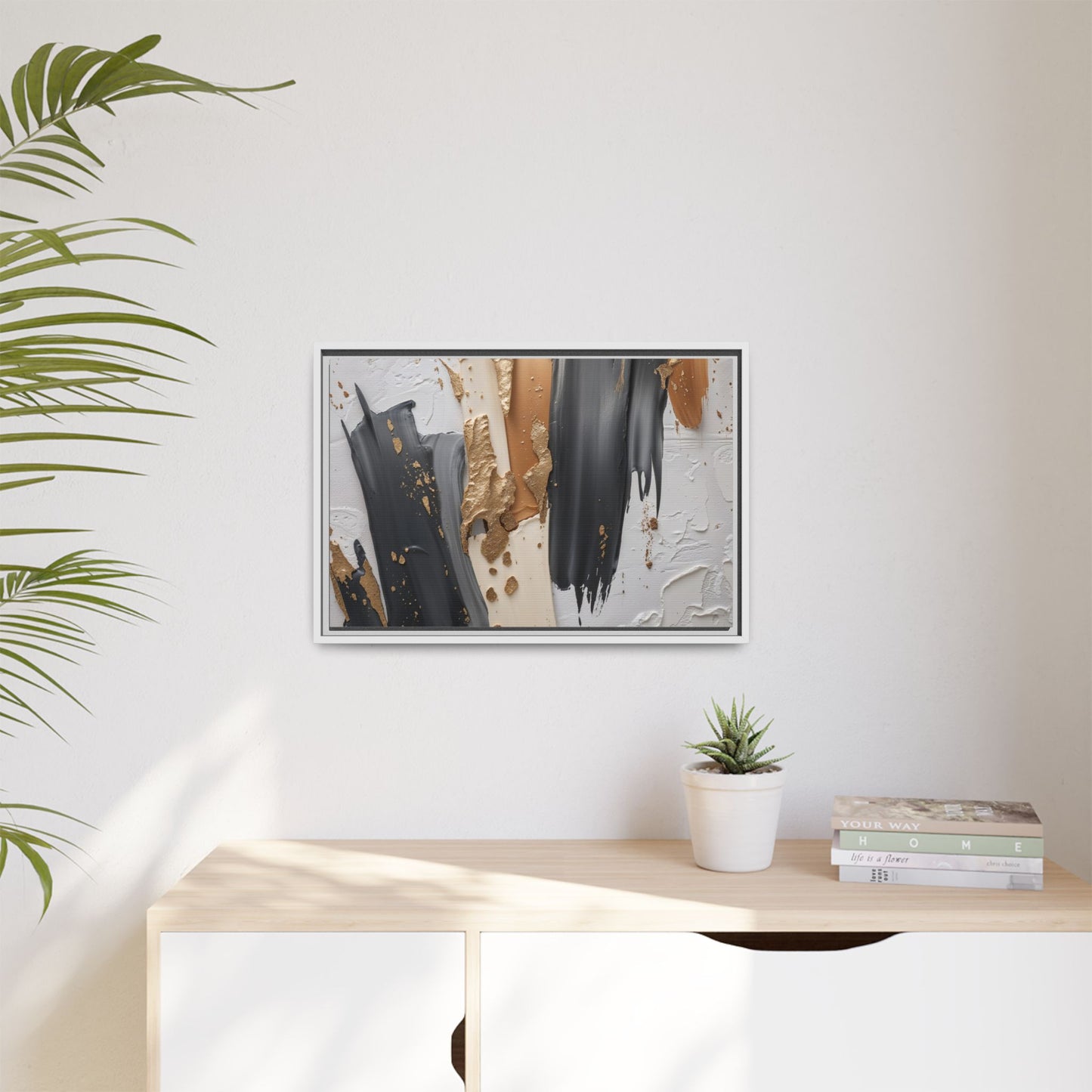 Matte Canvas, Framed (Multi-color)
