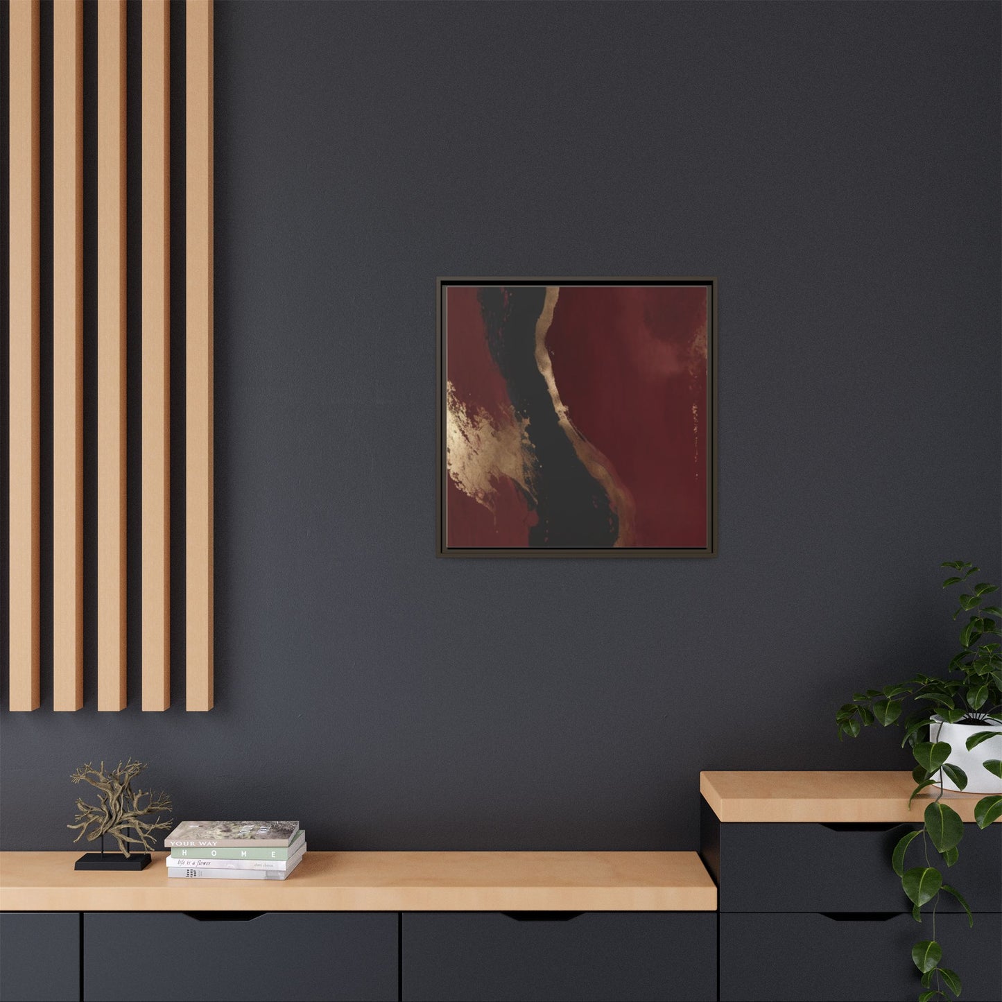 Matte Canvas, Framed (Multi-color)