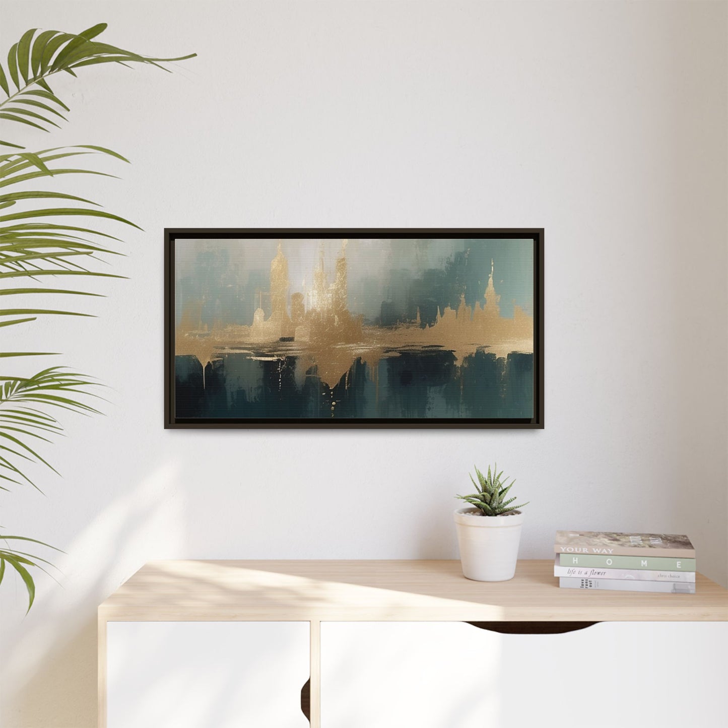 Matte Canvas, Framed (Multi-color)