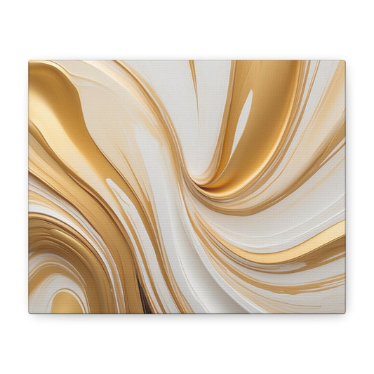 Gilded Currents – Luxe Abstract Fluid Canvas