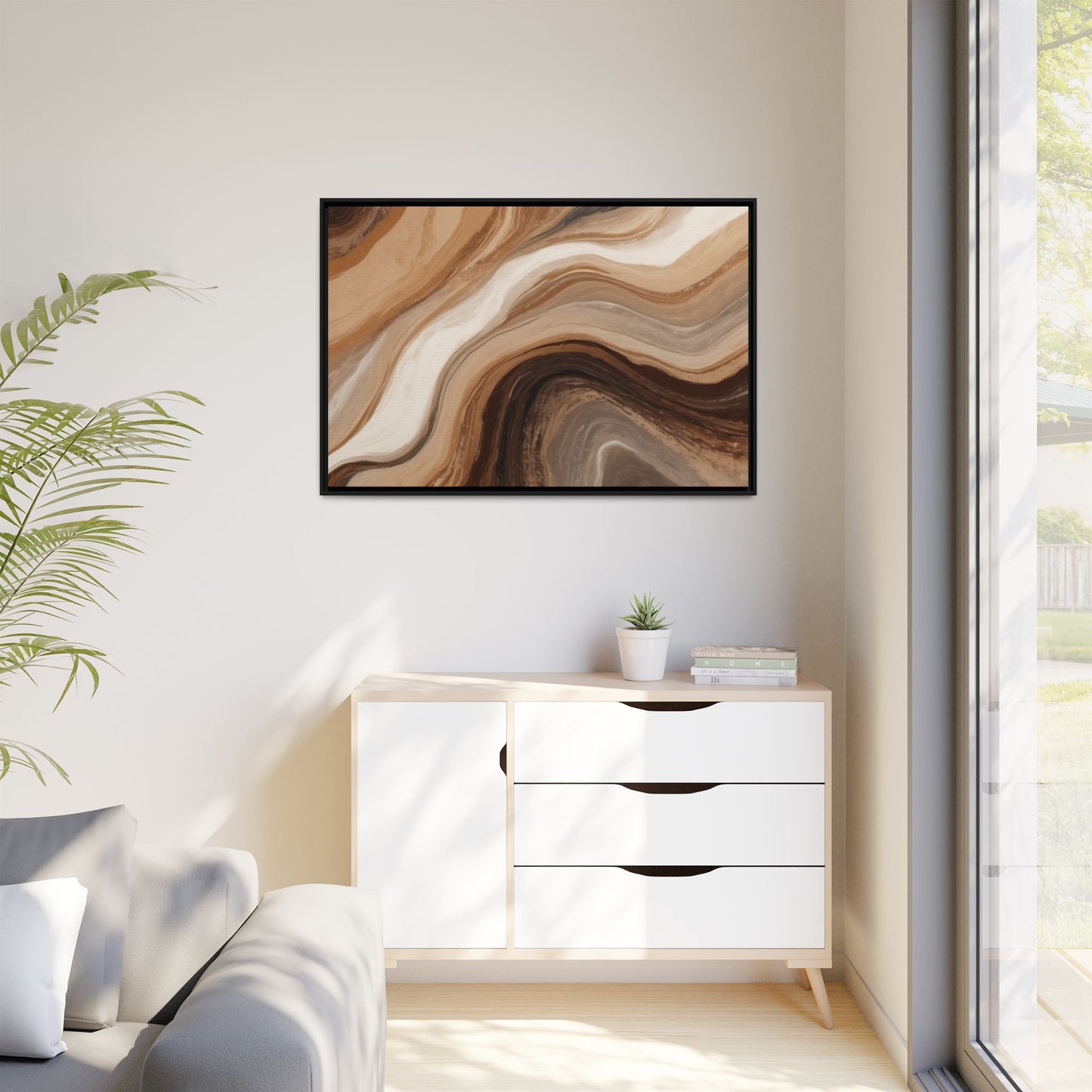 Matte Canvas, Framed (Multi-color)