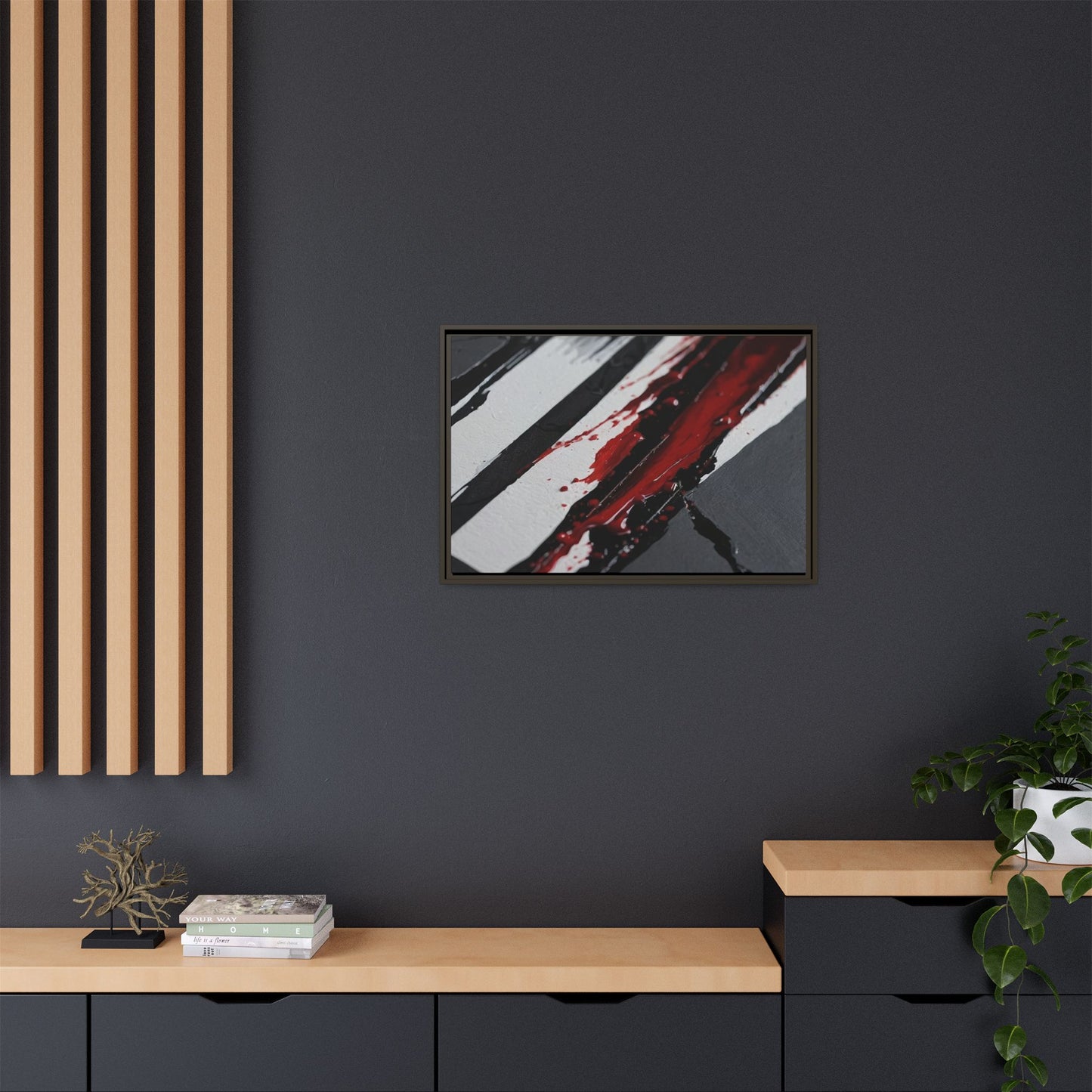 Matte Canvas, Framed (Multi-color)