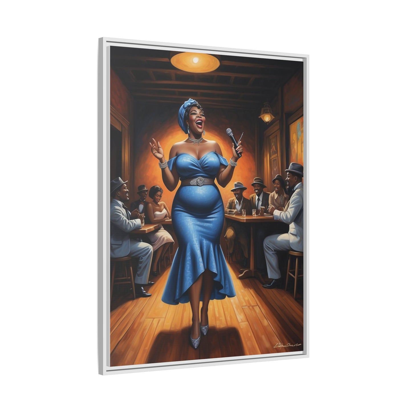 Matte Canvas, Framed (Multi-color)