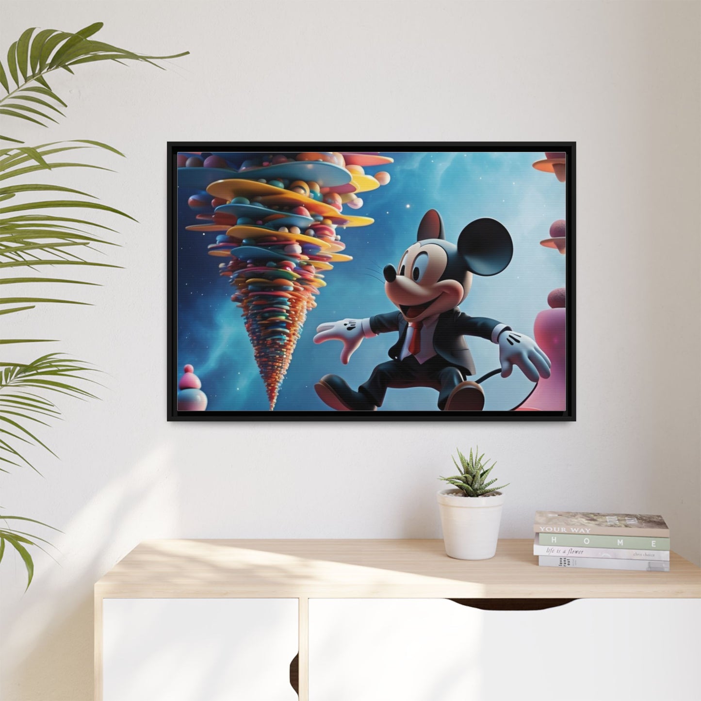 Matte Canvas, Framed (Multi-color)
