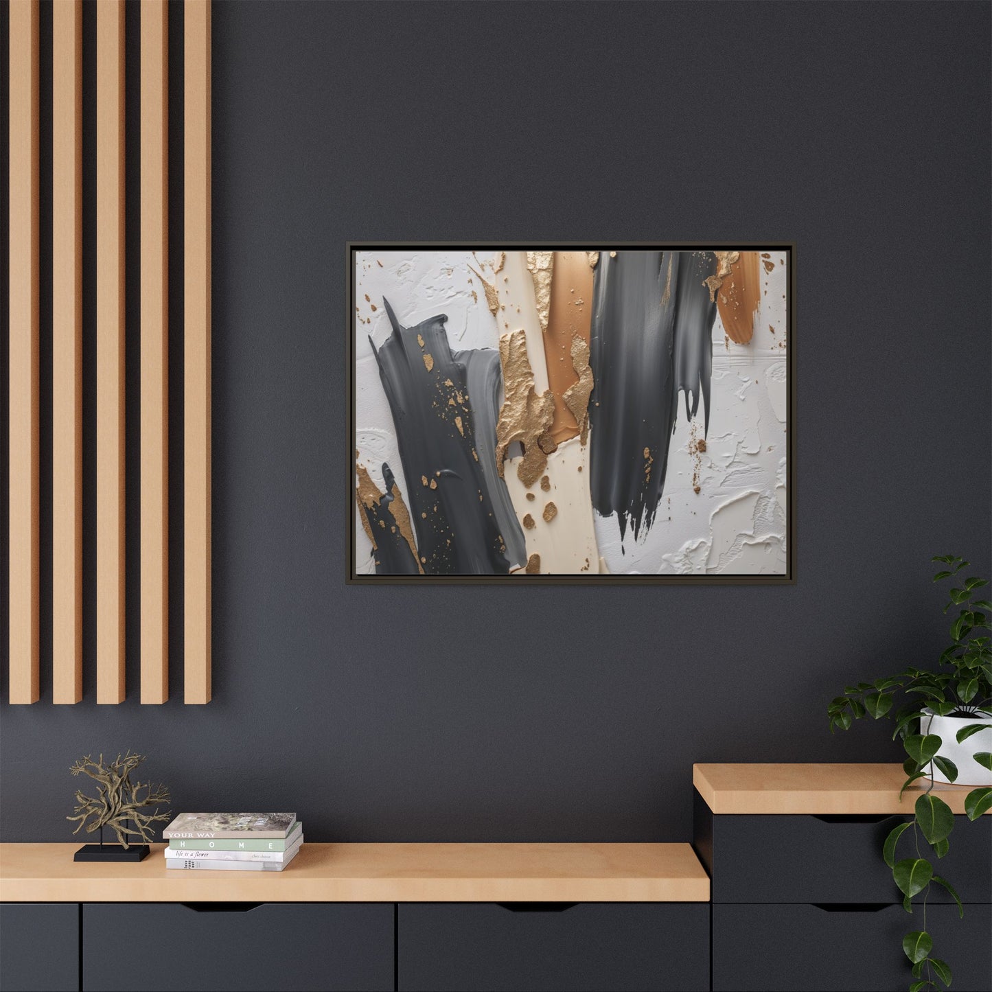 Matte Canvas, Framed (Multi-color)
