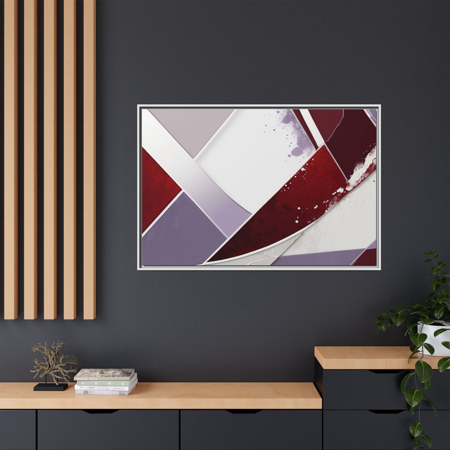 Matte Canvas, Framed (Multi-color)