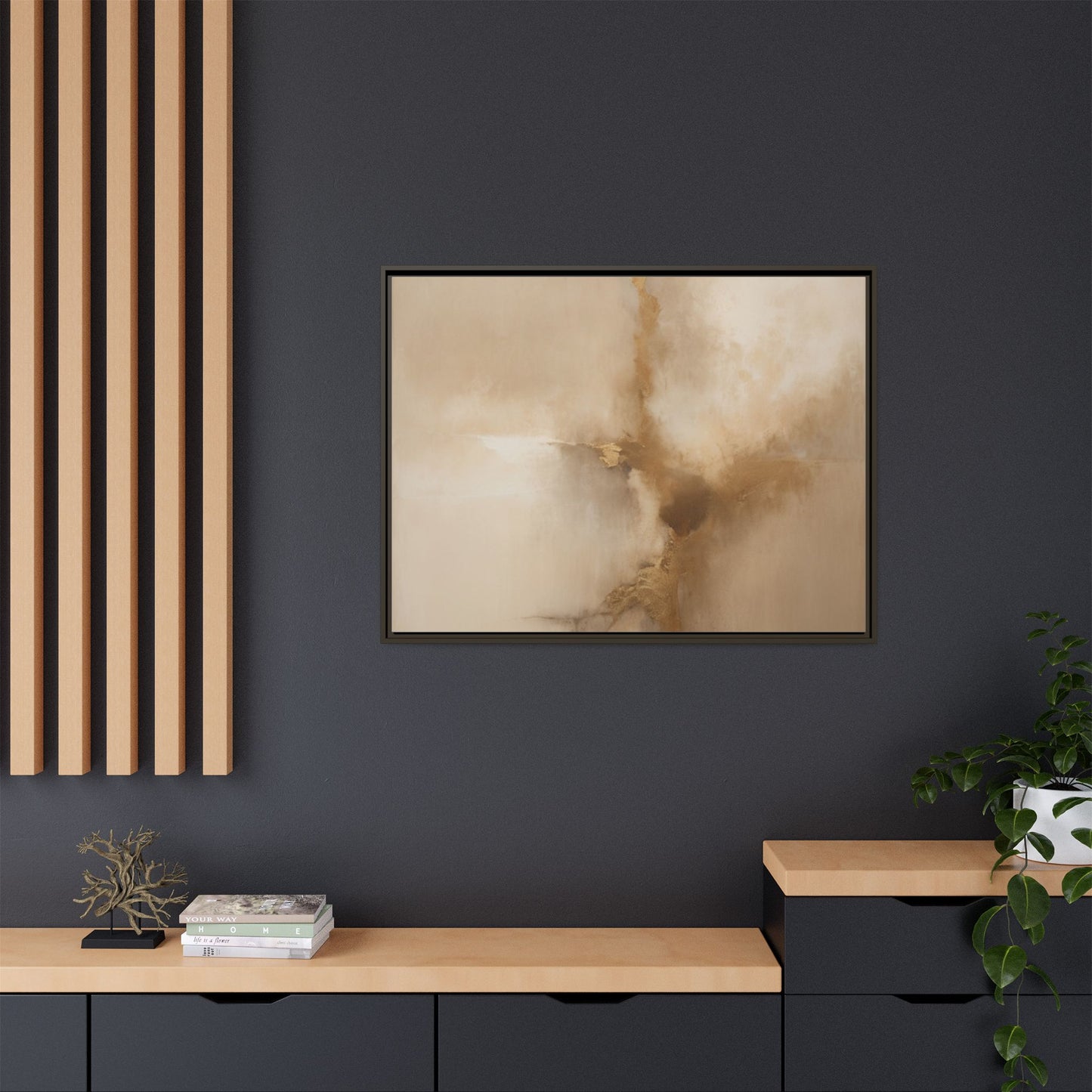 Matte Canvas, Framed (Multi-color)