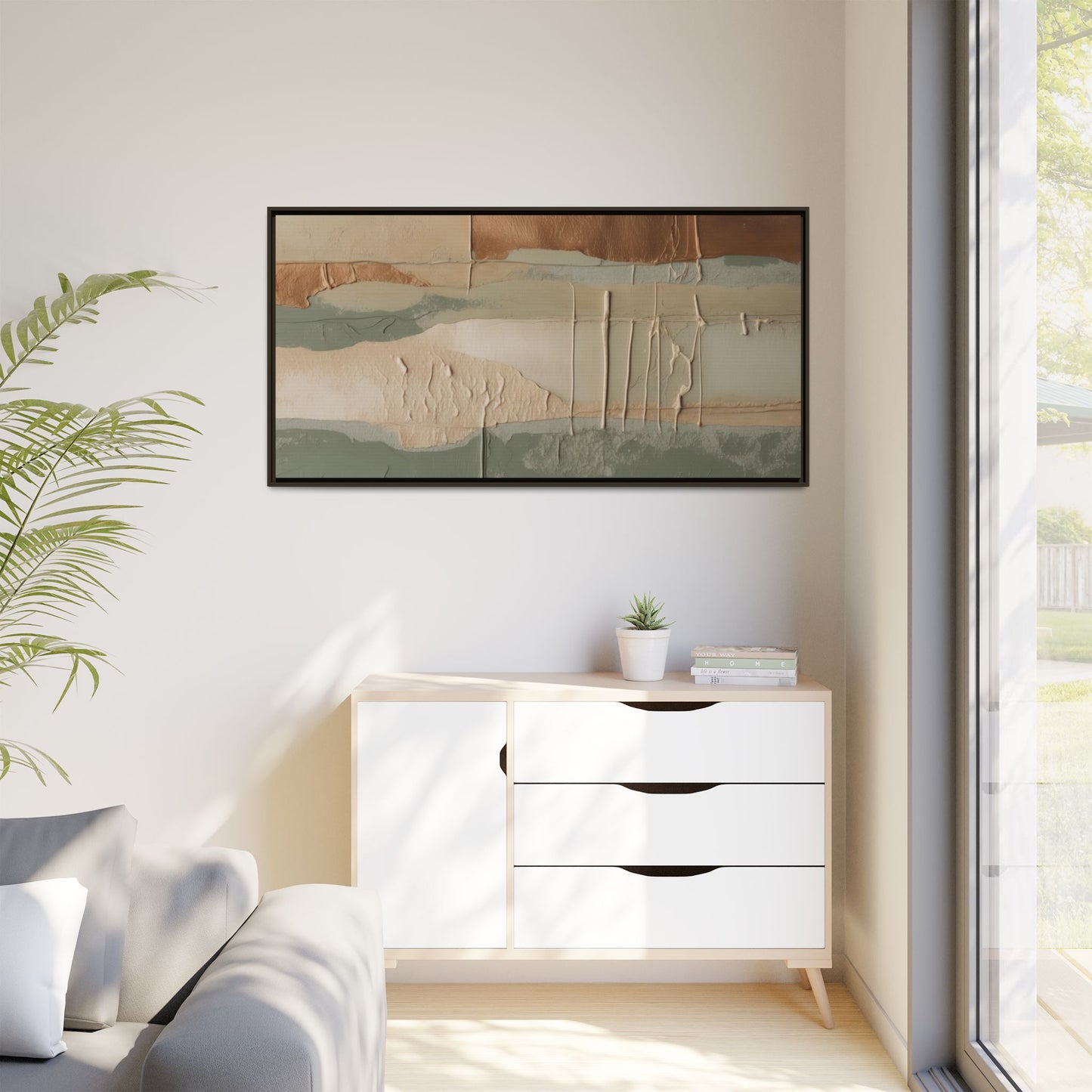 Matte Canvas, Framed (Multi-color)