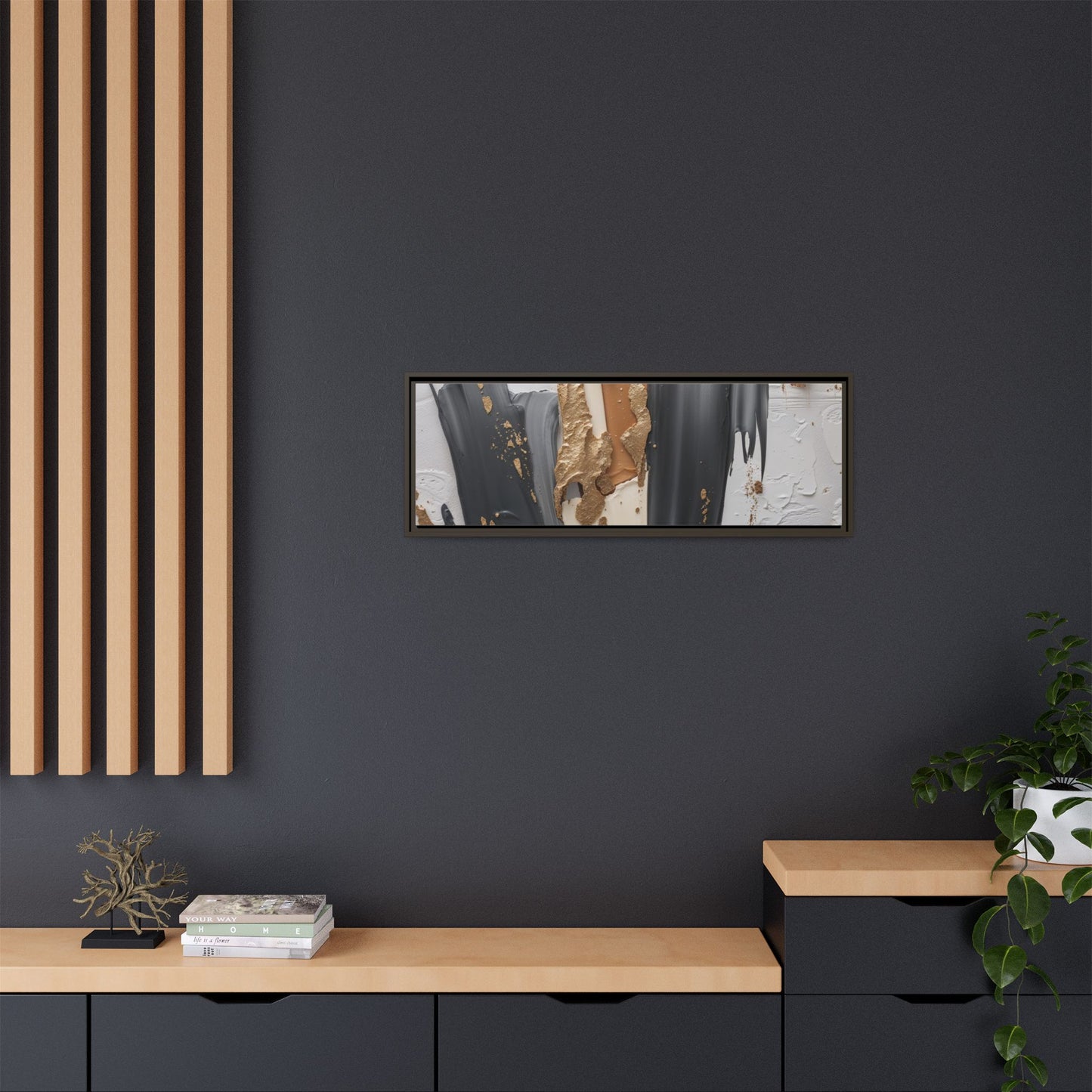 Matte Canvas, Framed (Multi-color)