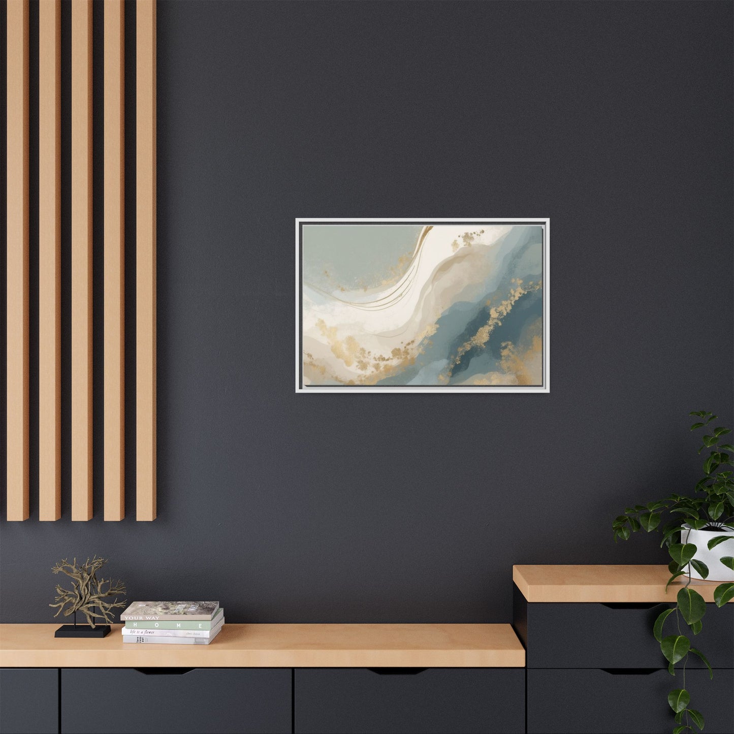 Matte Canvas, Framed (Multi-color)