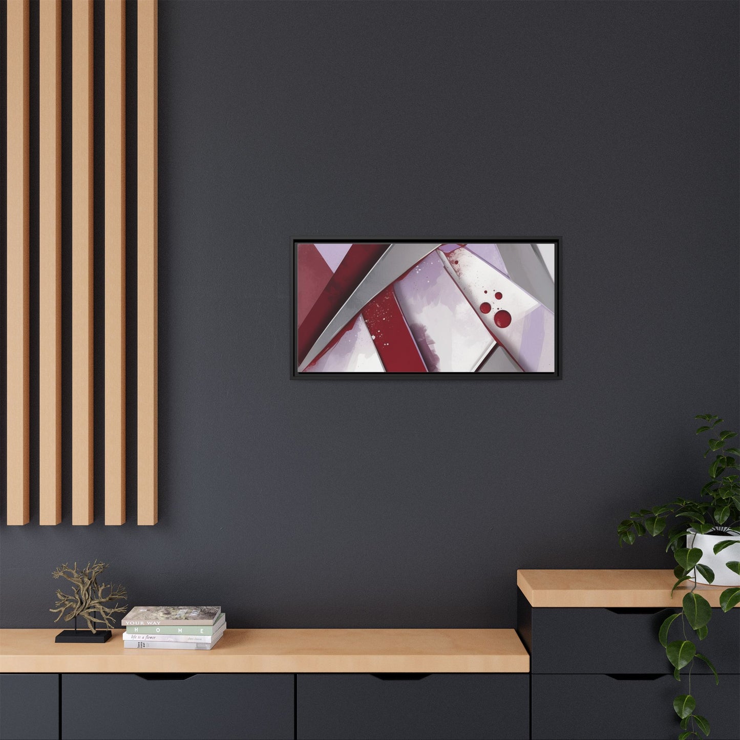 Matte Canvas, Framed (Multi-color)