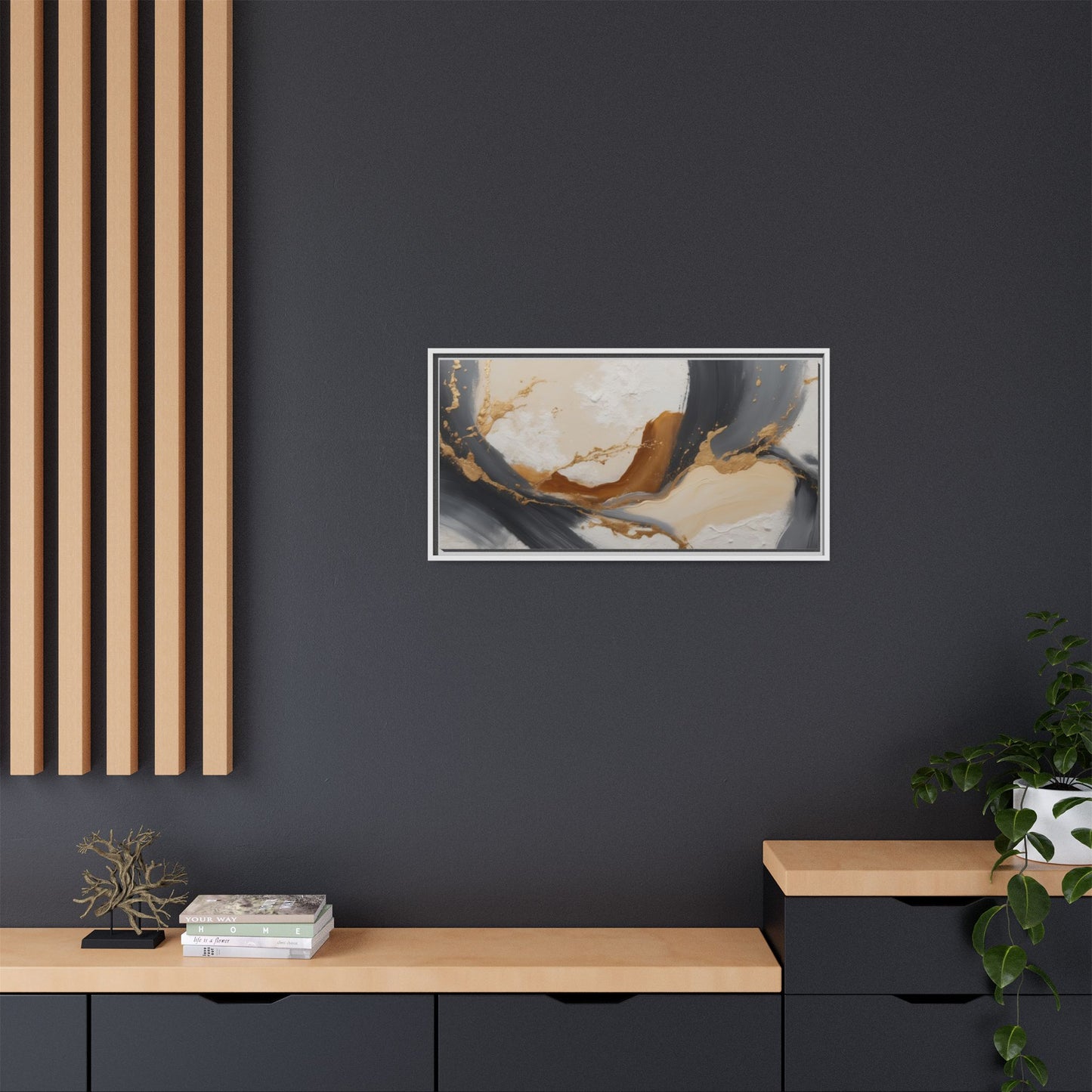 Matte Canvas, Framed (Multi-color)