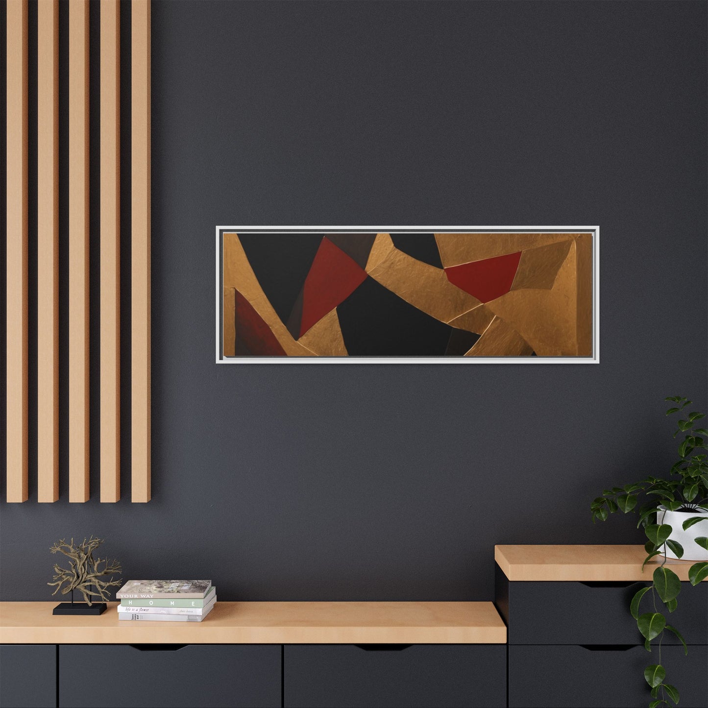 Matte Canvas, Framed (Multi-color)
