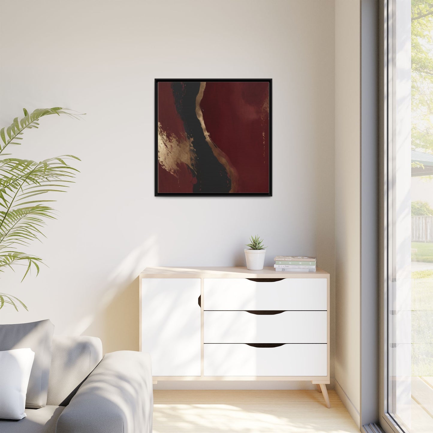 Matte Canvas, Framed (Multi-color)