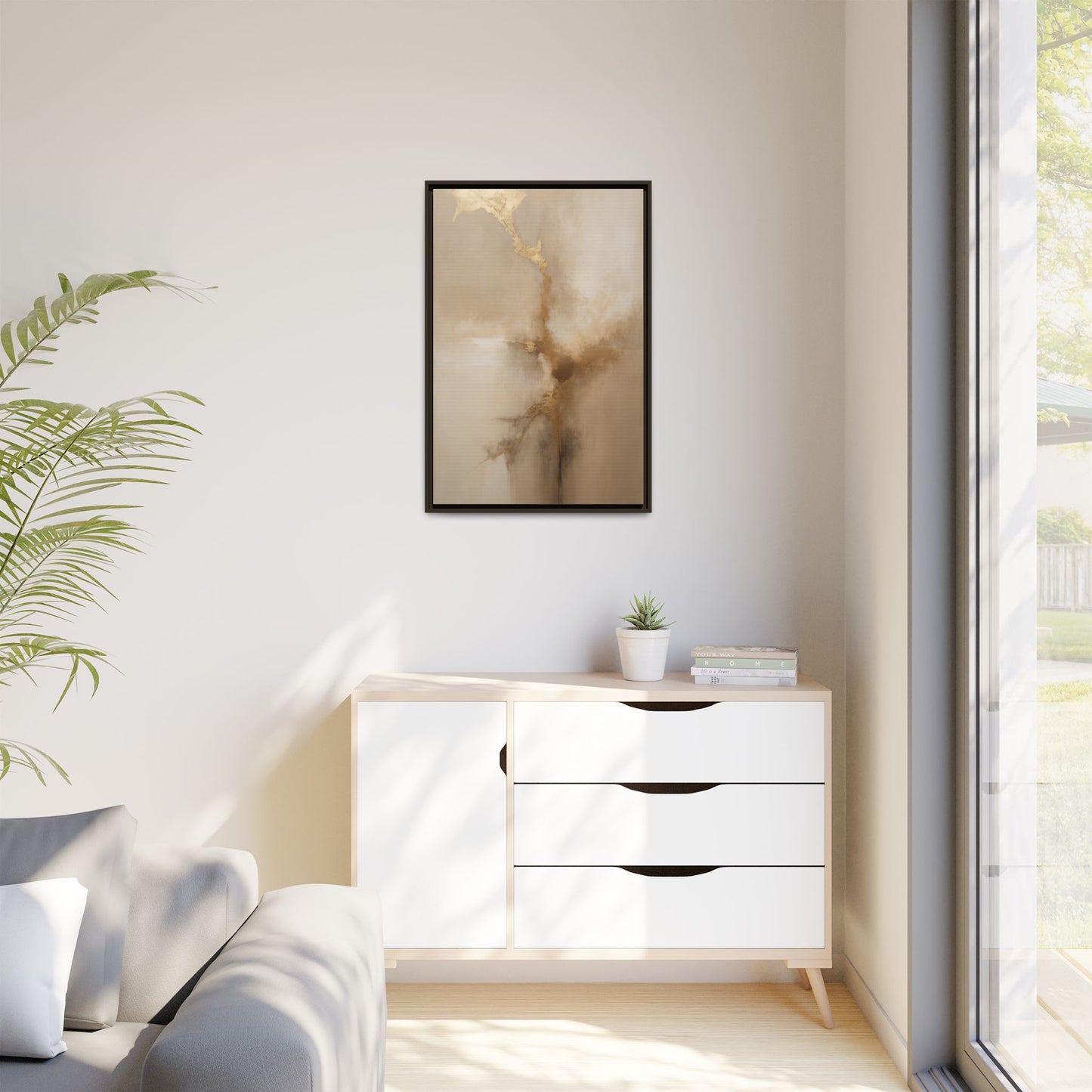 Matte Canvas, Framed (Multi-color)