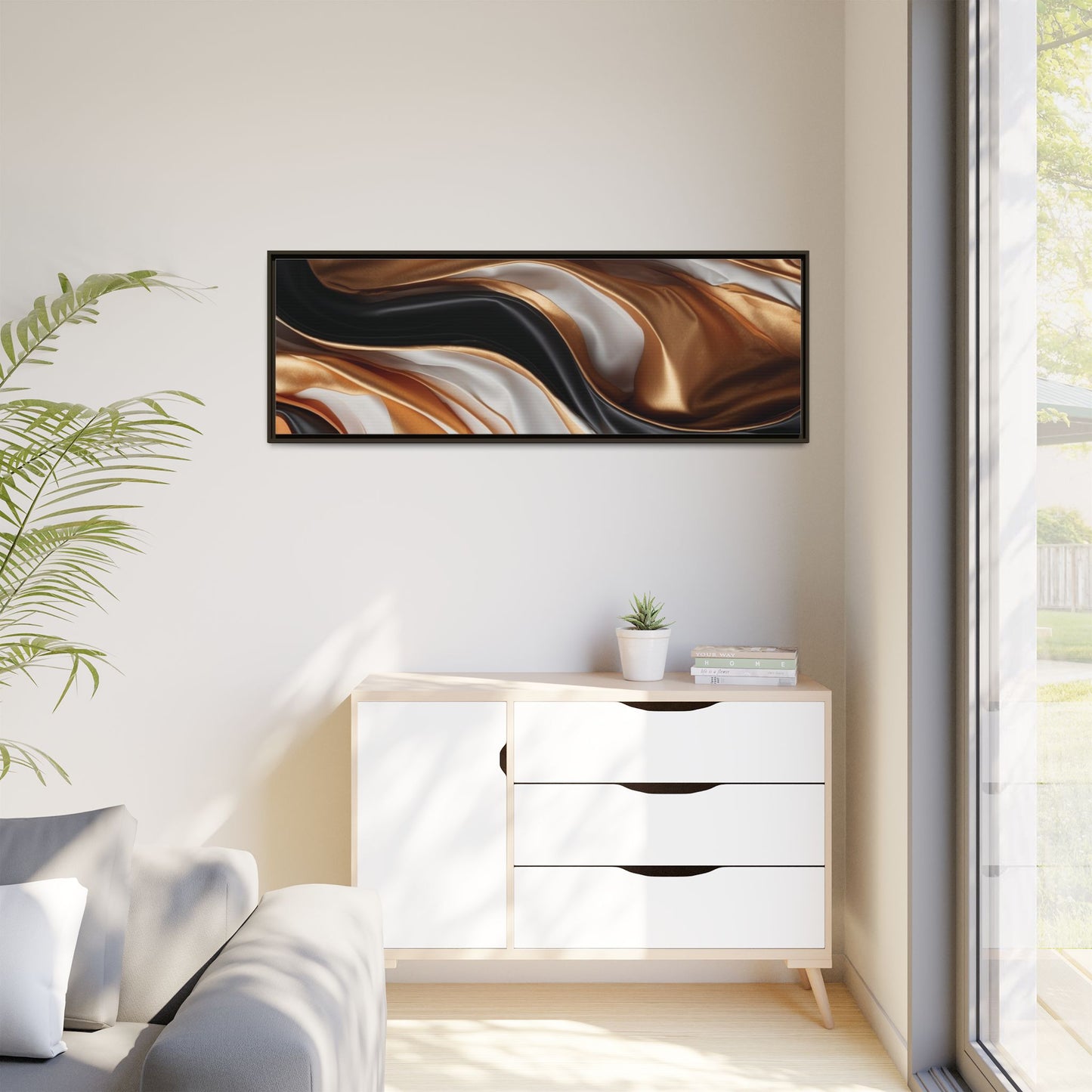 Matte Canvas, Framed (Multi-color)