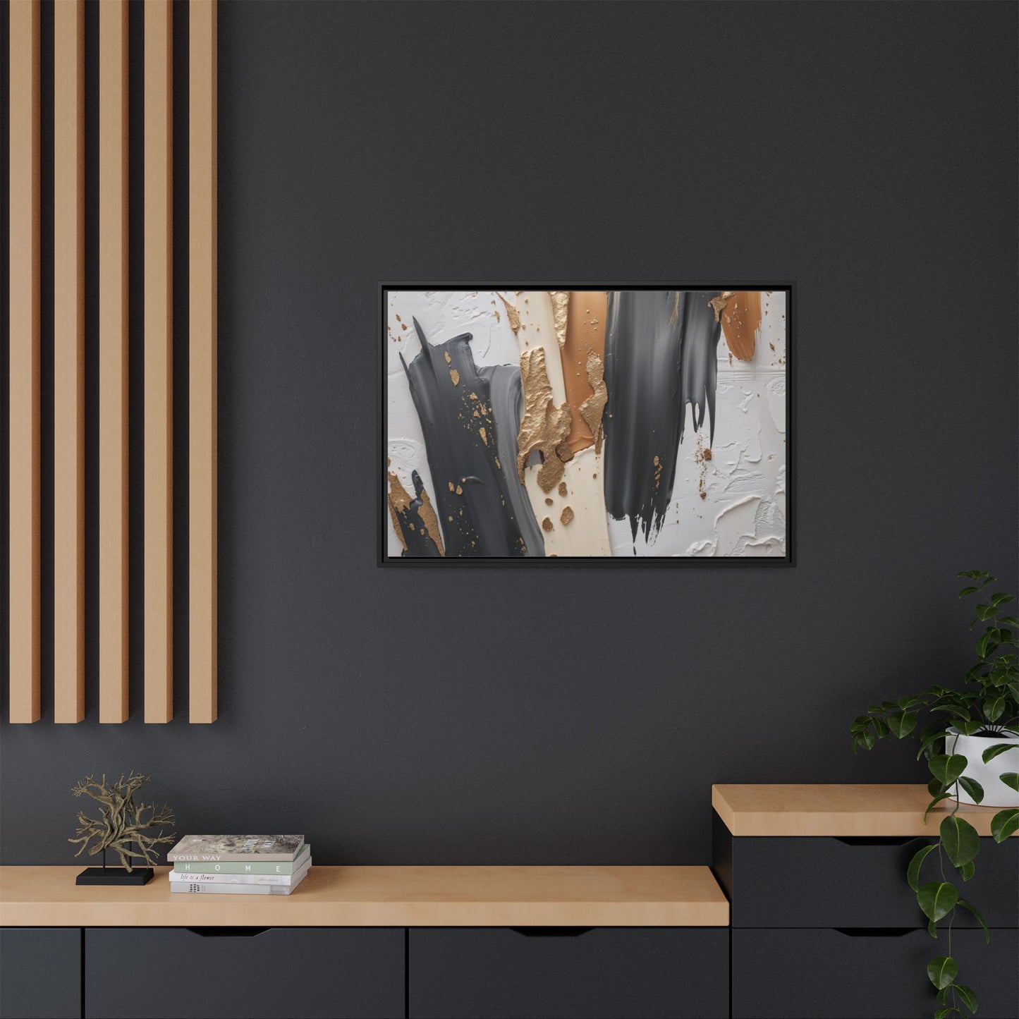 Matte Canvas, Framed (Multi-color)