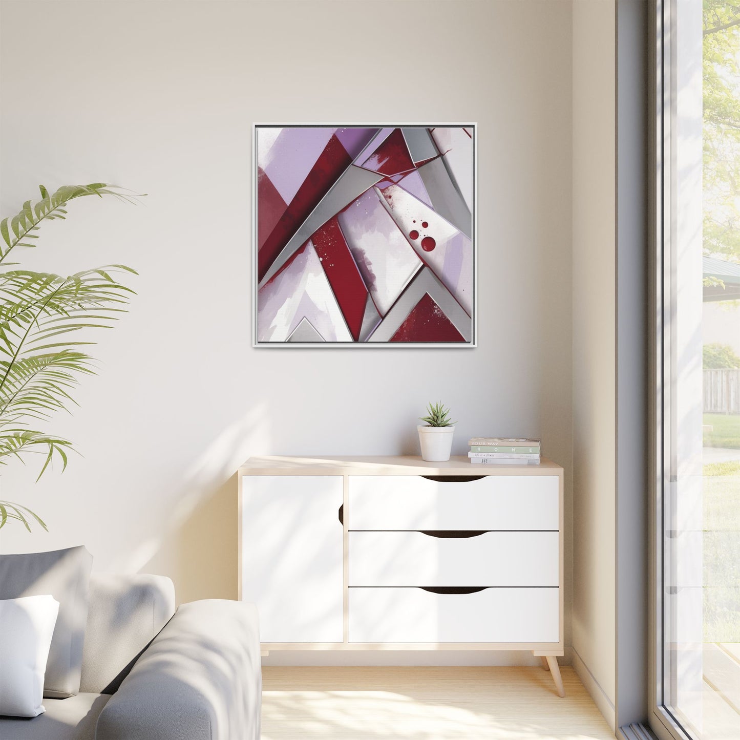 Matte Canvas, Framed (Multi-color)