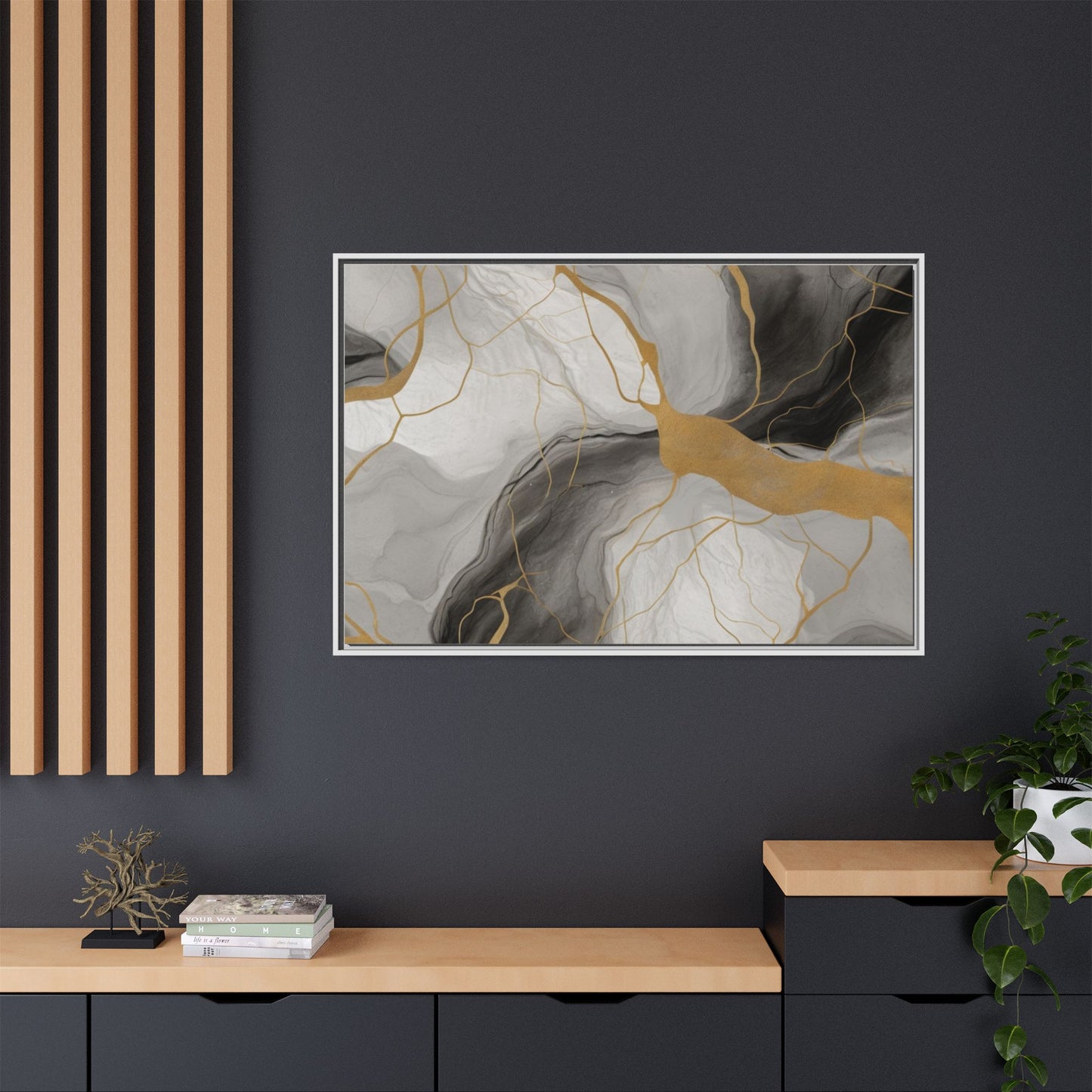 Matte Canvas, Framed (Multi-color)