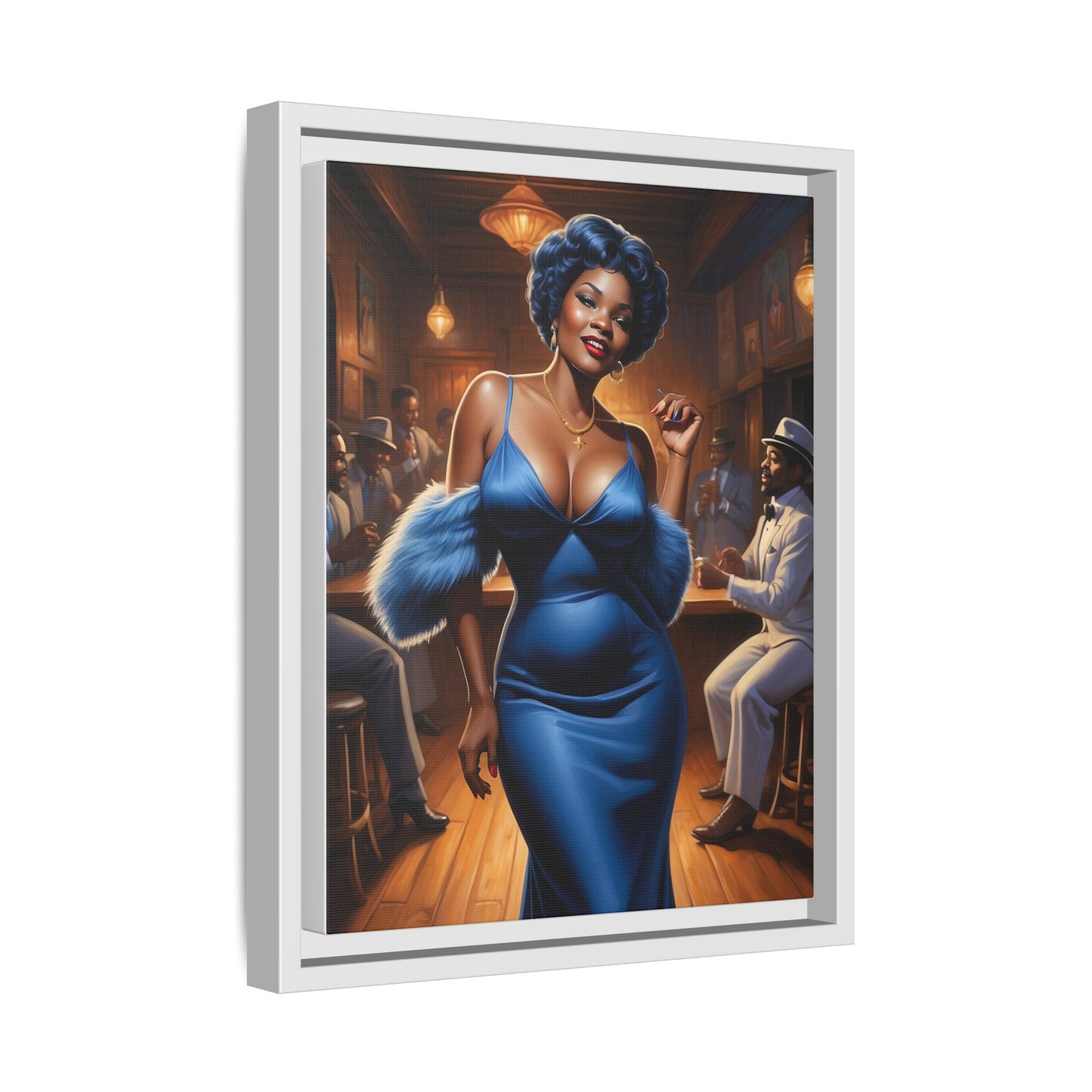 Matte Canvas, Framed (Multi-color)