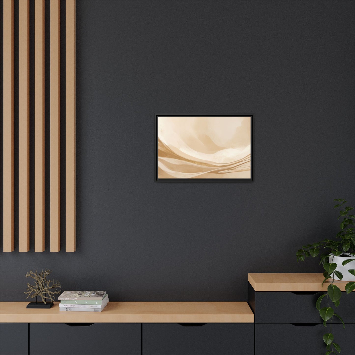 Matte Canvas, Framed (Multi-color)