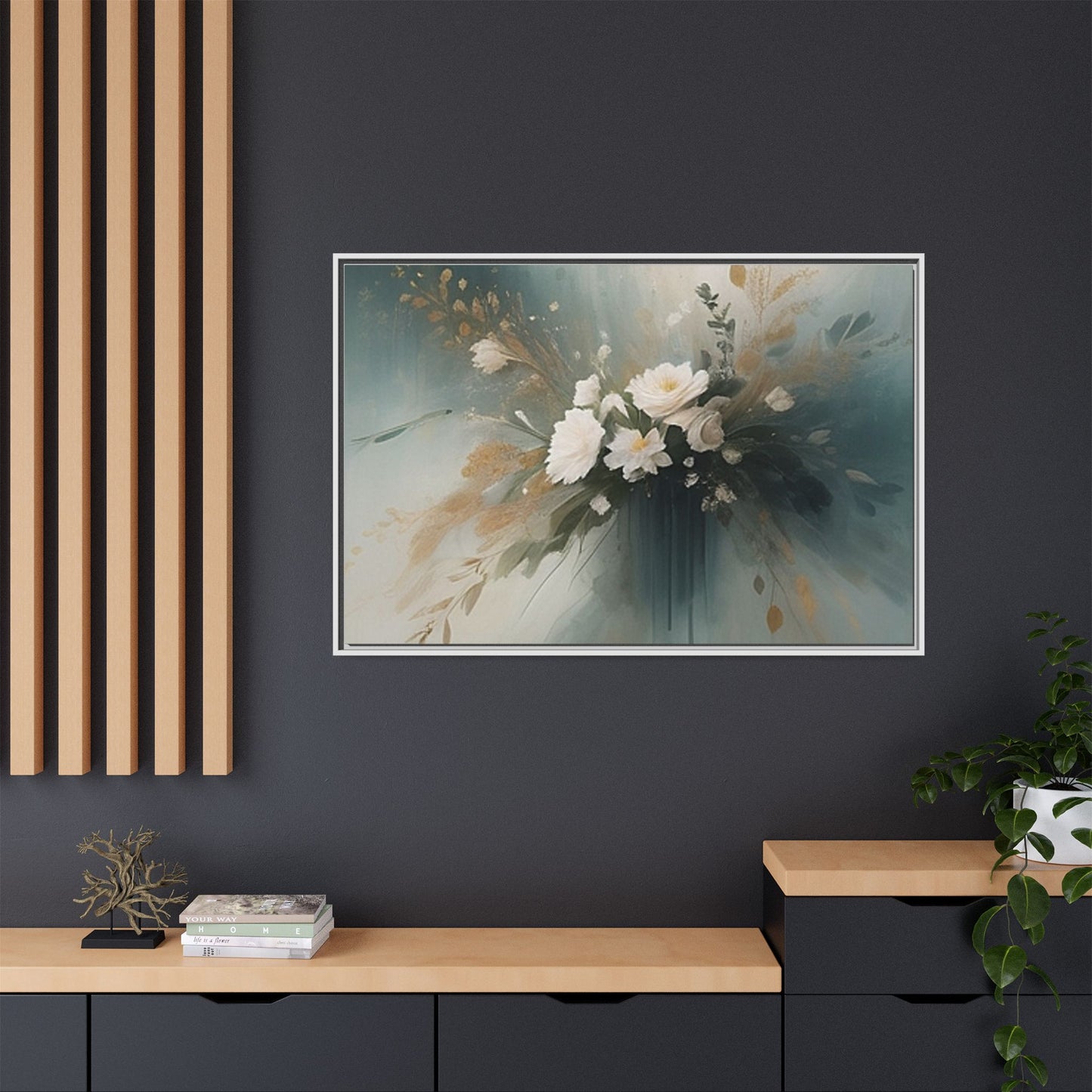 Matte Canvas, Framed (Multi-color)