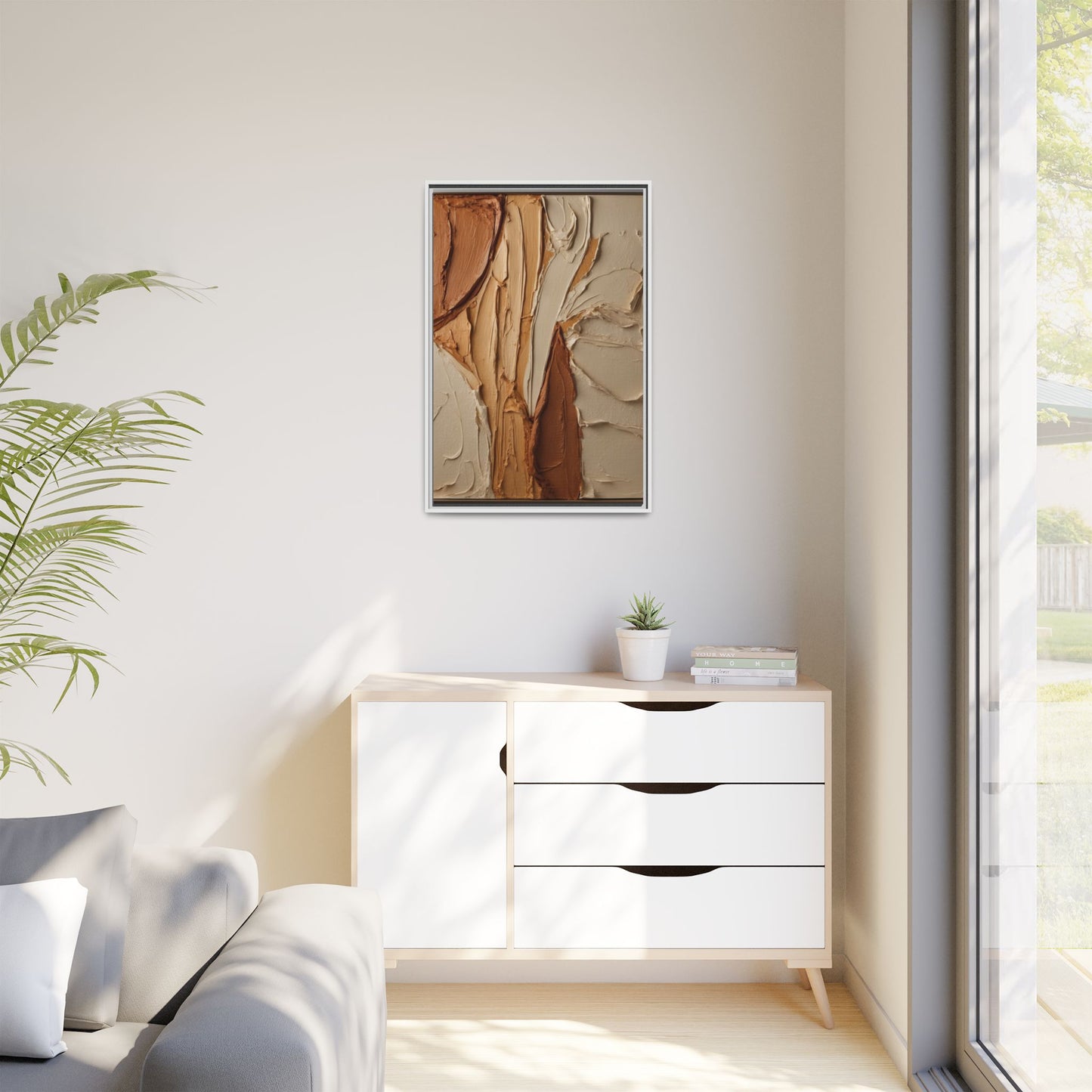 Matte Canvas, Framed (Multi-color)