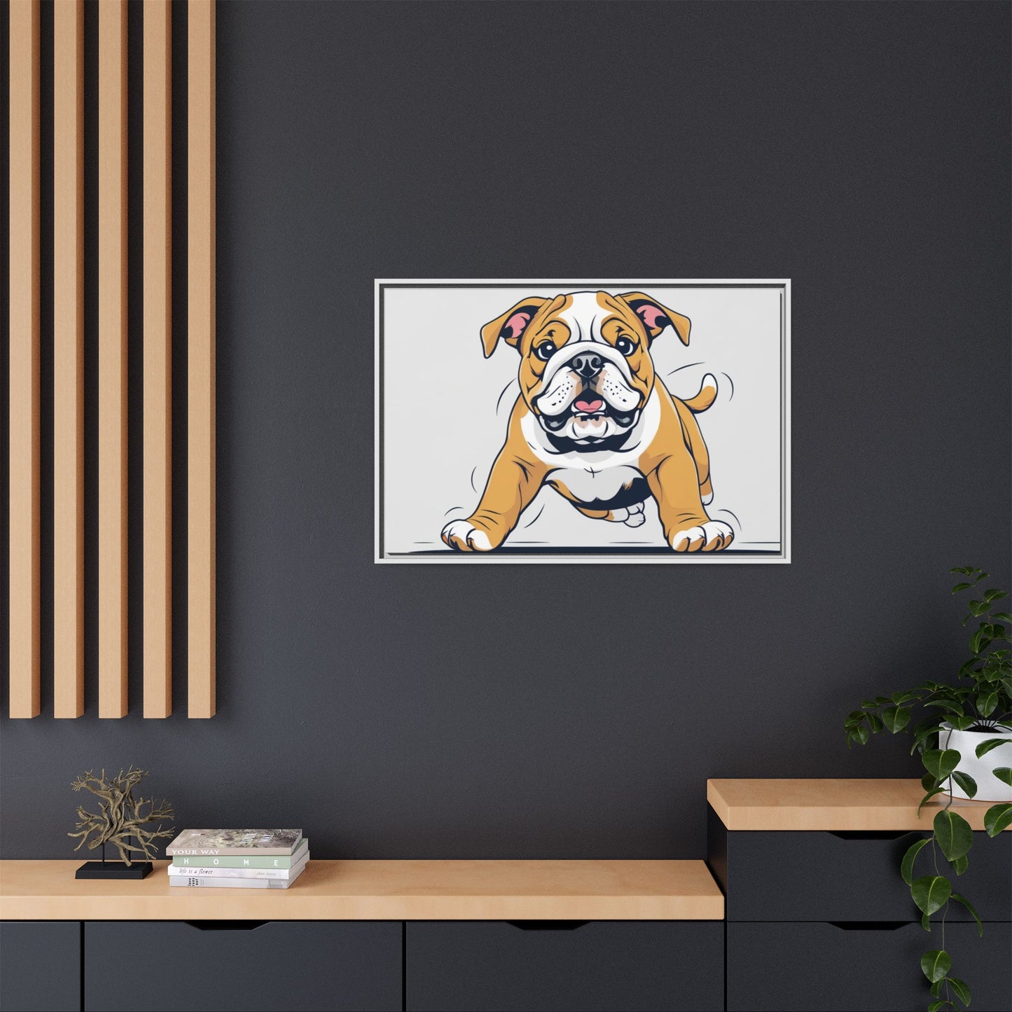 Matte Canvas, Framed (Multi-color)
