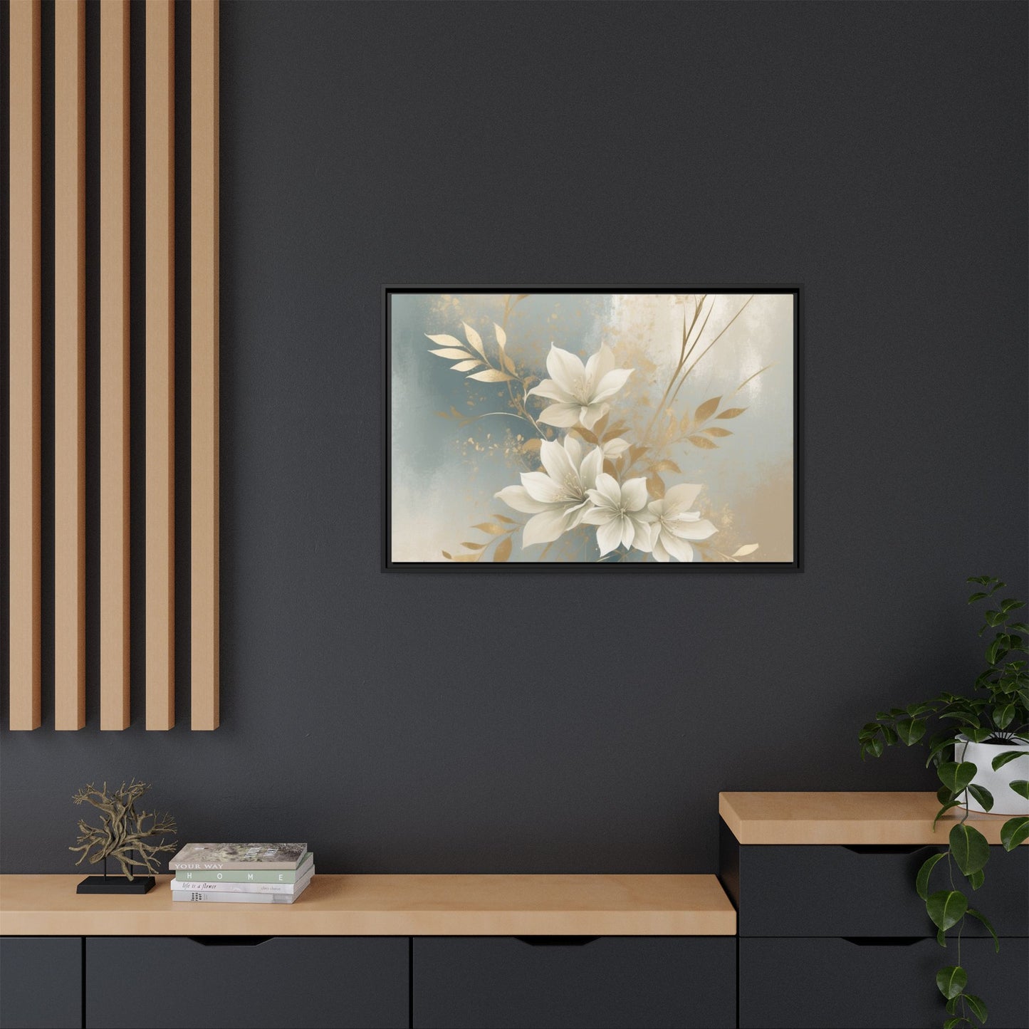 Matte Canvas, Framed (Multi-color)