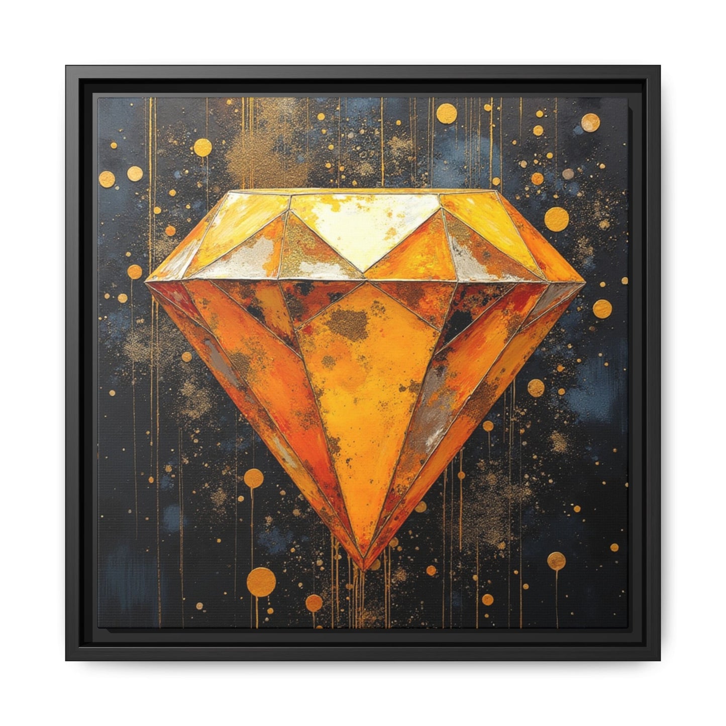 Matte Canvas, Framed (Multi-color)