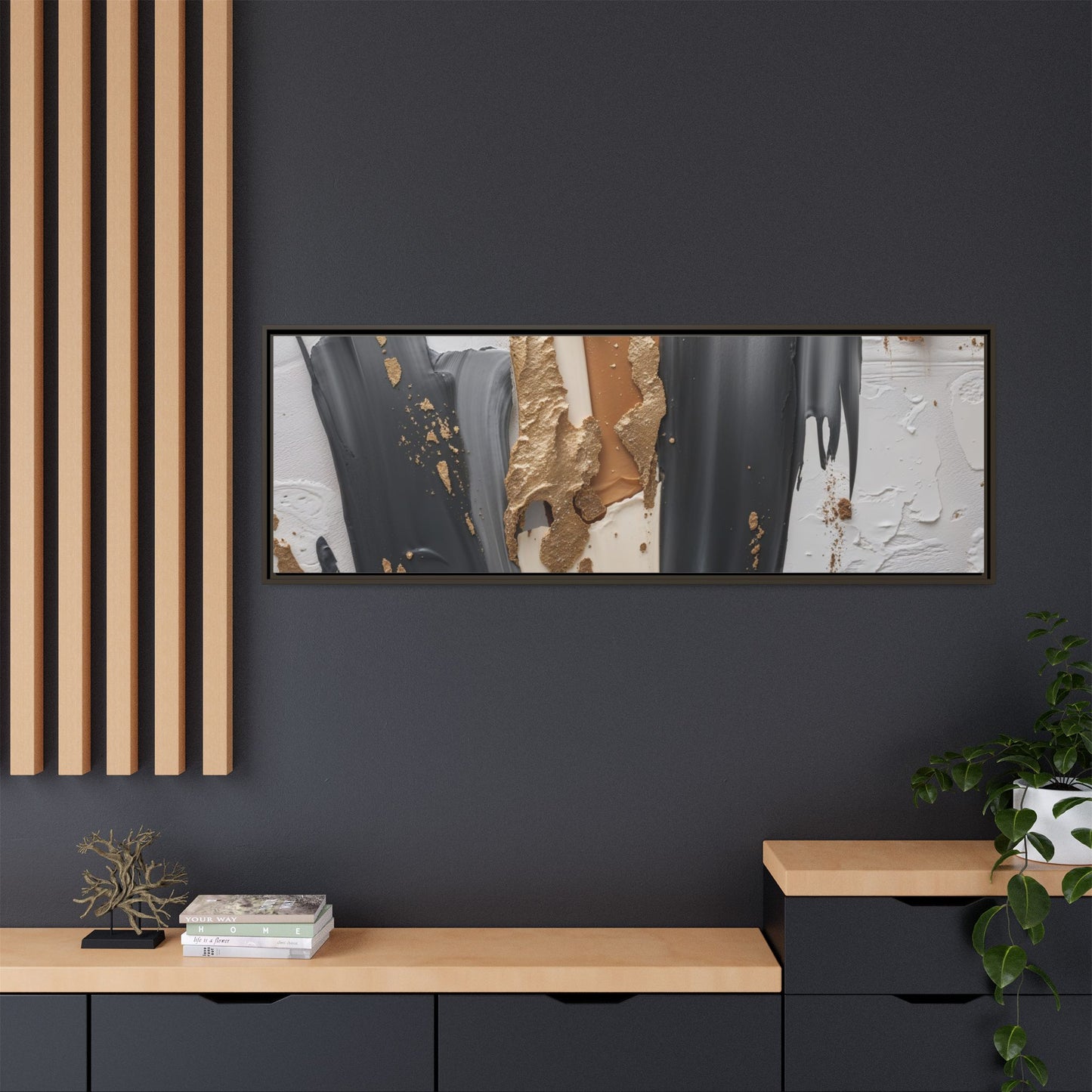 Matte Canvas, Framed (Multi-color)